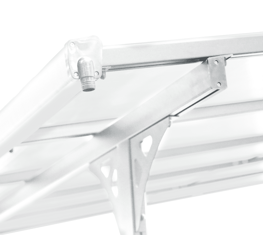Westmann Aluminium Terrasoverkapping Bruce - 300x435x270 cm - Wit
