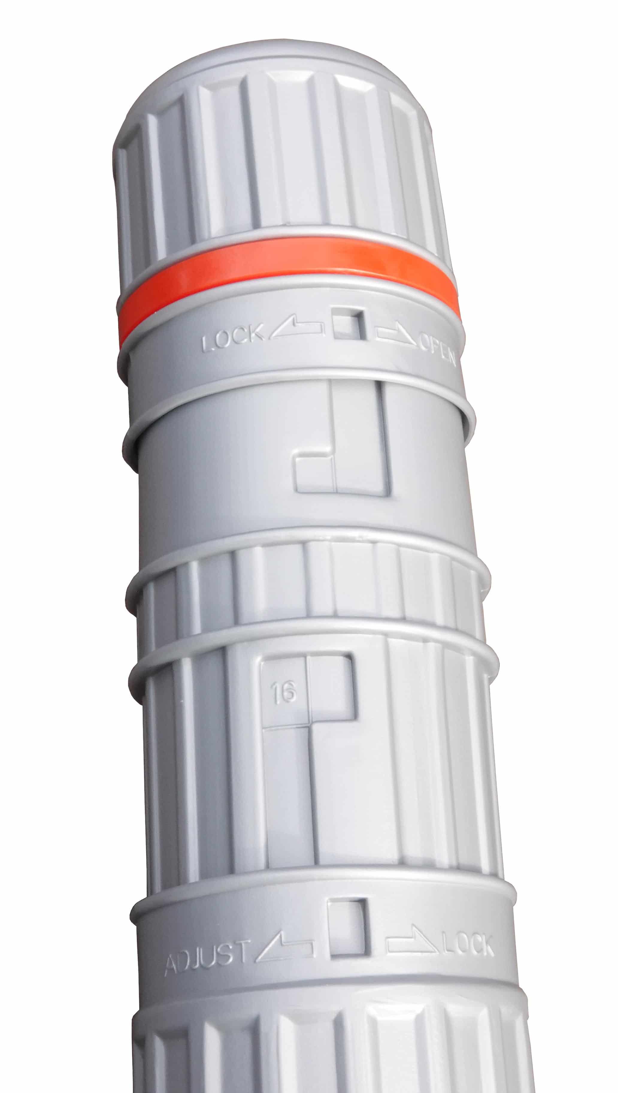 Mont Marte® Tekenkoker Verstelbaar 63-100 cm Tekeningenkoker - Grijs