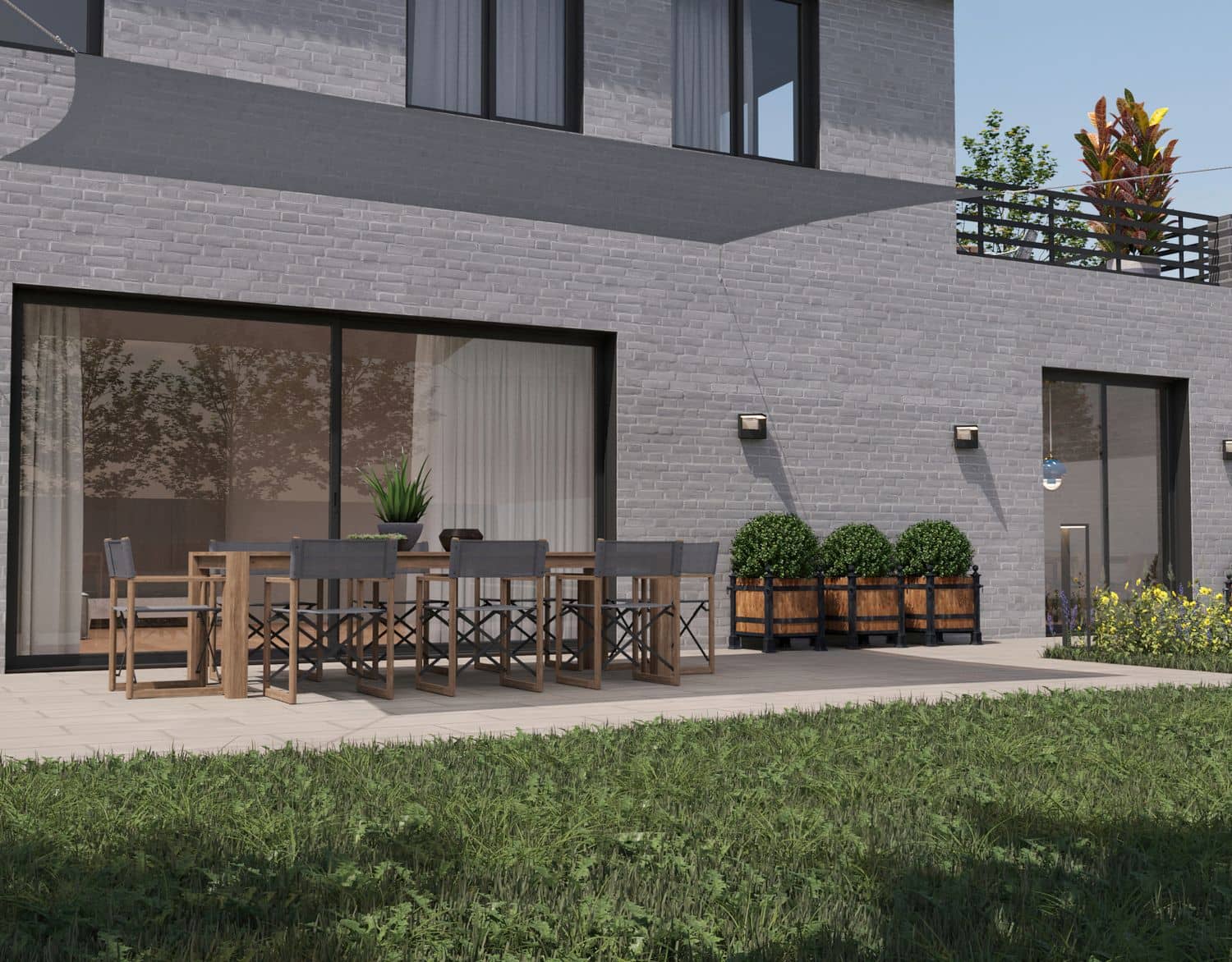 hanSe® Schaduwdoek Rechthoek Waterdoorlatend 1,5x2,5 m Lichtgrijs hanSe® Schaduwdoek Rechthoek Waterdoorlatend 1,5x2,5 m Lichtgrijs