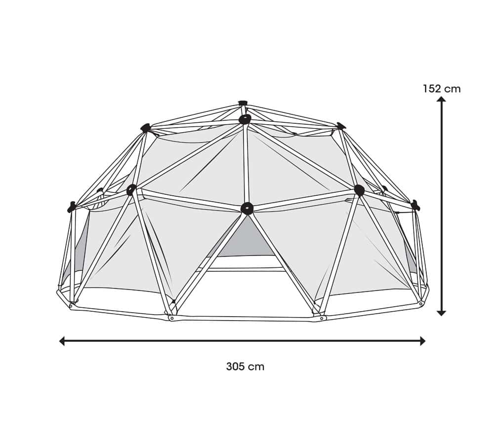 Lifetime® Speeltoestel Geodome - met speeltent - Ø305x152 cm