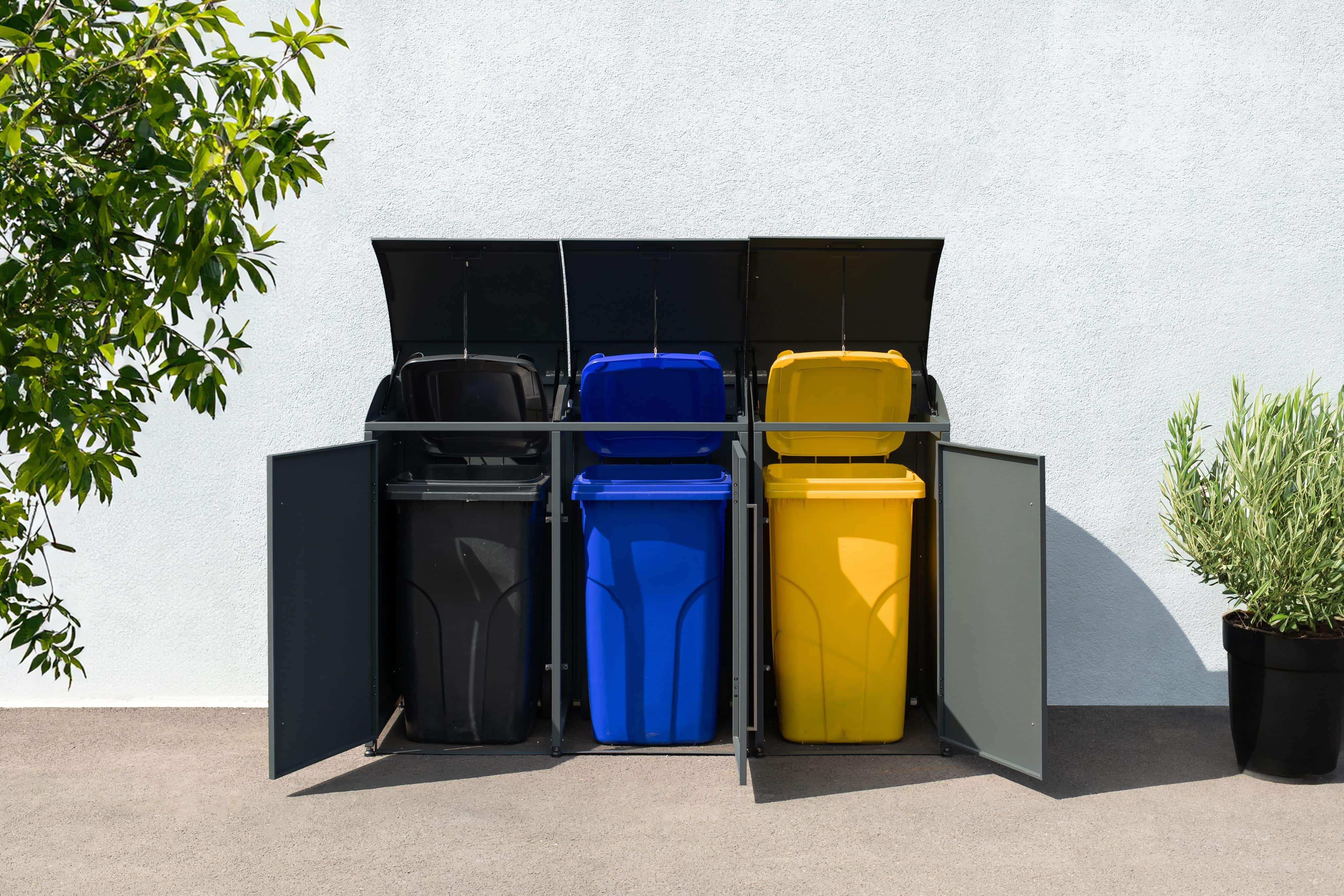 Westmann Moderna Containerombouw - Afvalbak kliko ombouw 3 containers