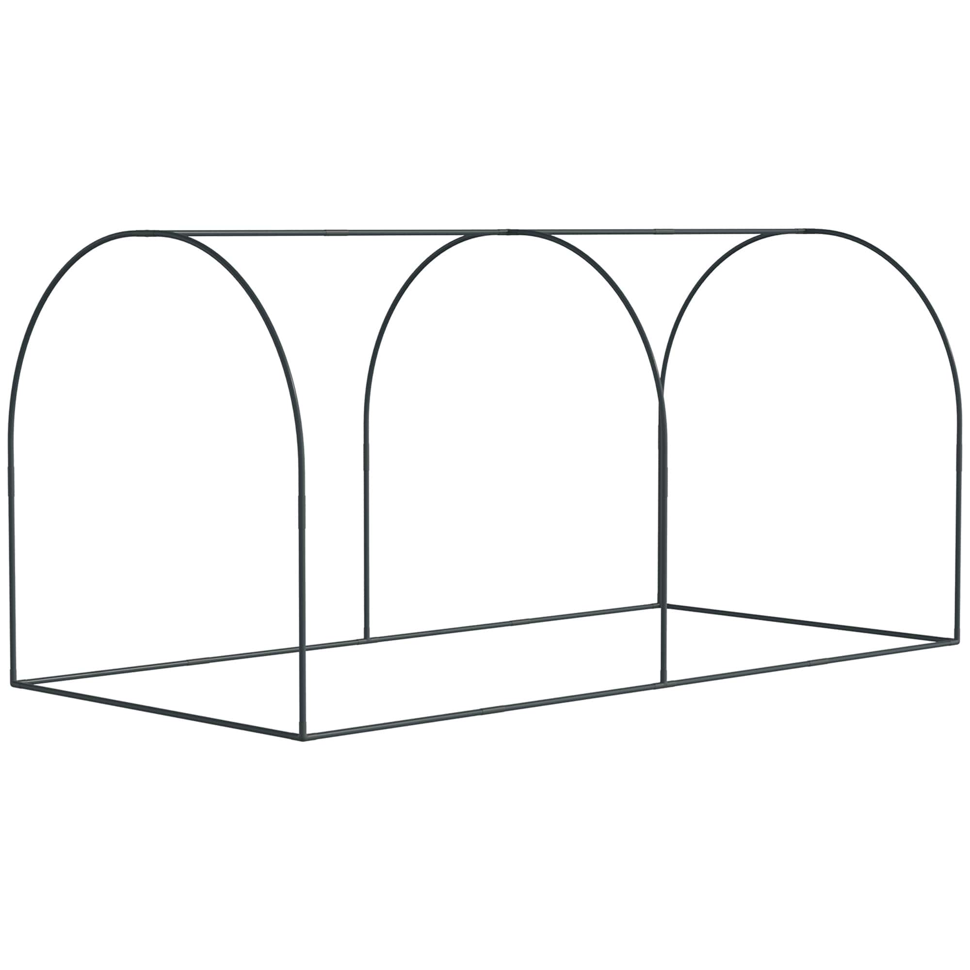 4goodz mini Gaasnet kas Plantenbeschermingstent 249x120x120 cm
