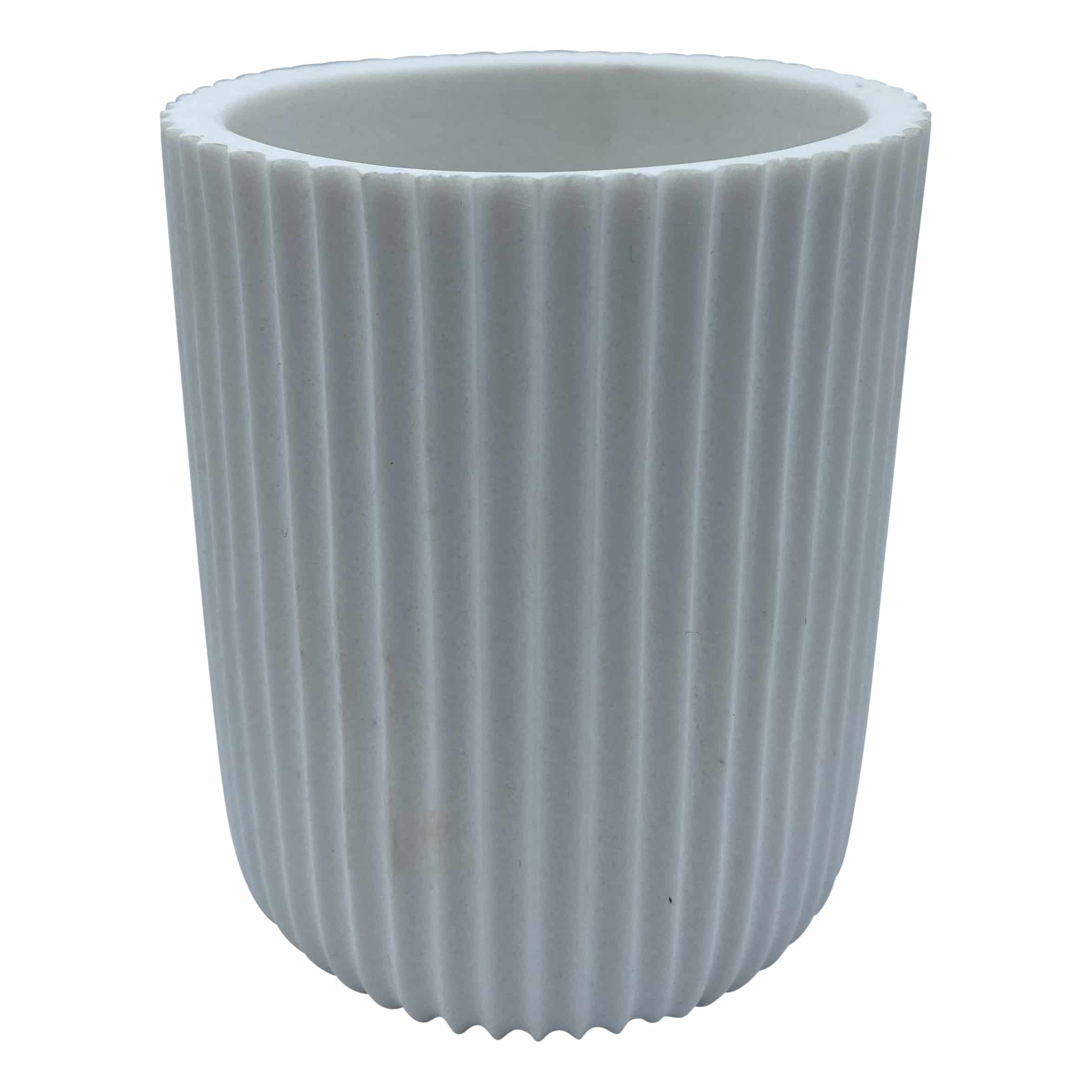 4goodz Toiletborstel set gemaakt van Gefreesd Polyresin - Wit