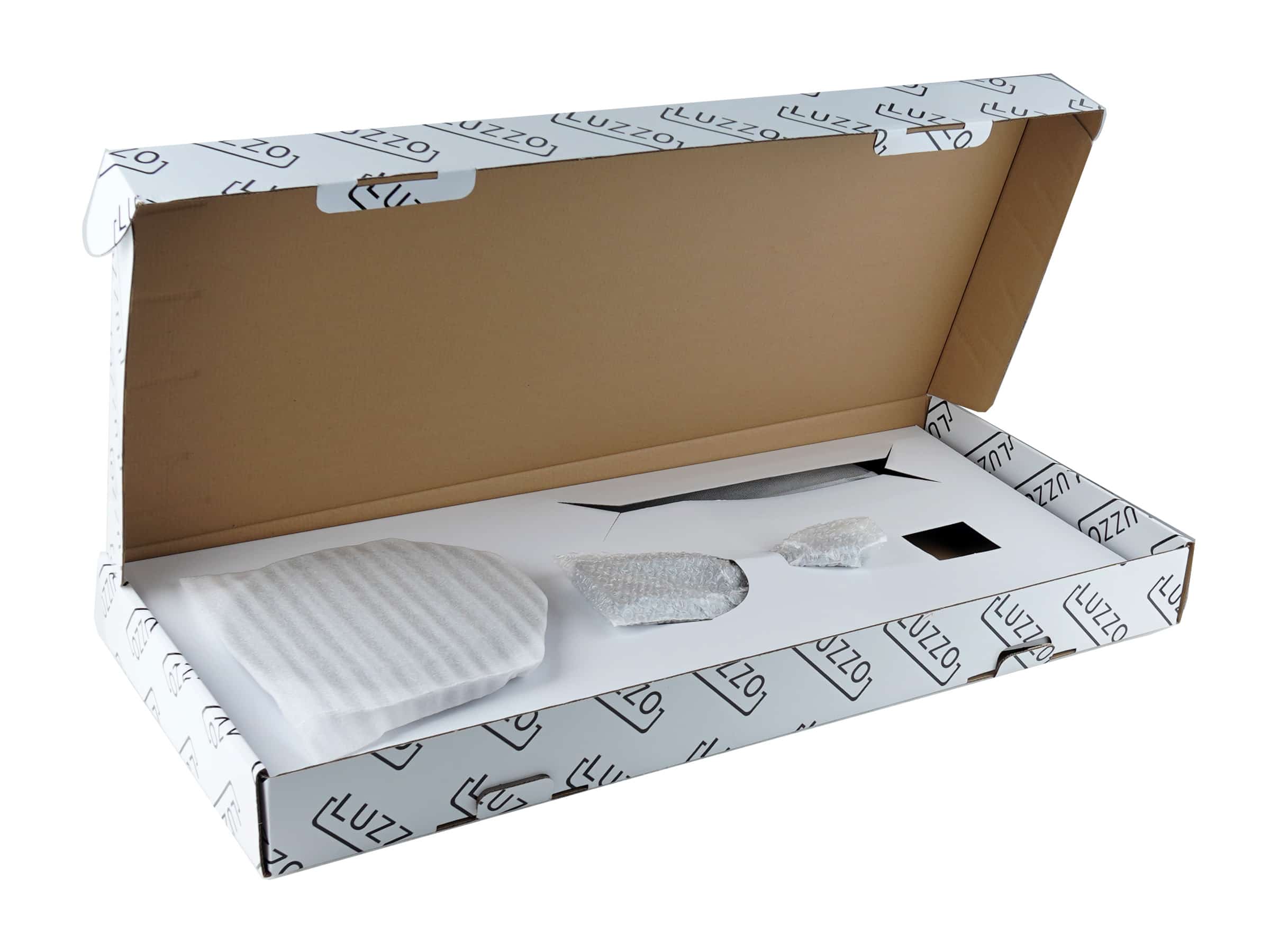 Luzzo® Square Douchekolom 25 cm Regendouche zonder kraan - Zwart