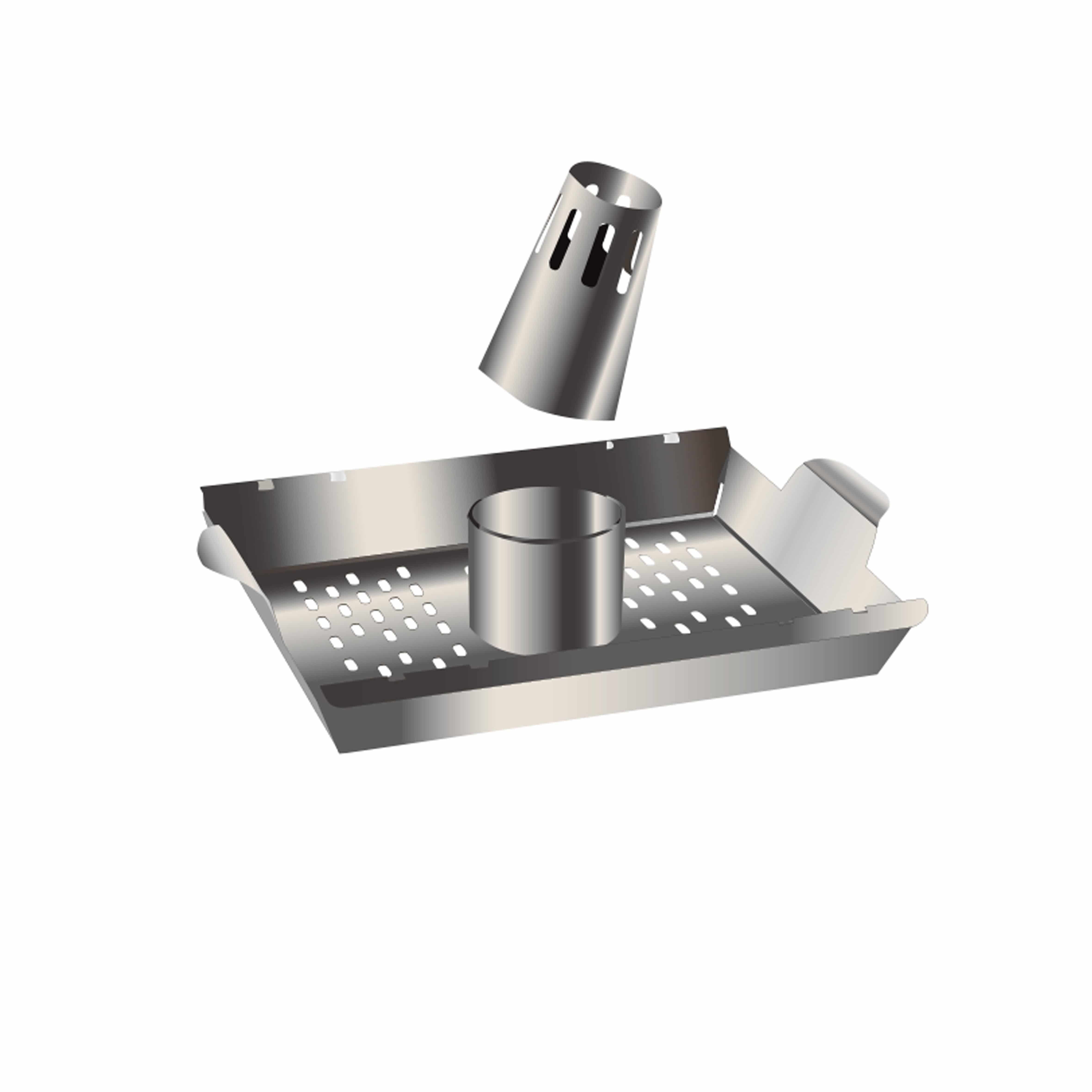 4cookz® 3-in-1 RVS BBQ groenterooster/Kiprooster - Chicken on Beercan