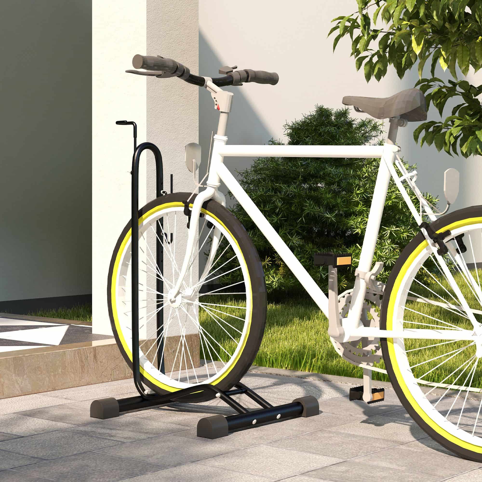 4goodz Universeel Display Fietsenrek - fiets standaard - zwart 4goodz Universeel Display Fietsenrek - fiets standaard - zwart