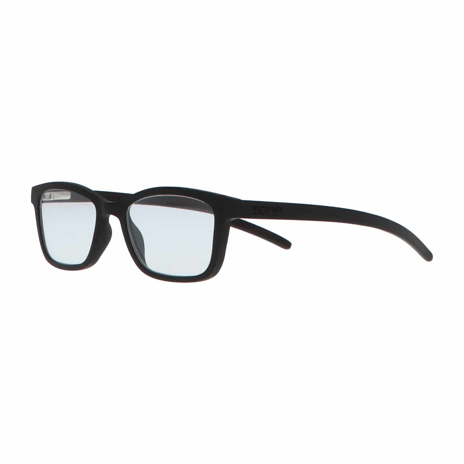 5one® Ebony Leesbril +1 - Houten Leesbril +1 met zwart montuur