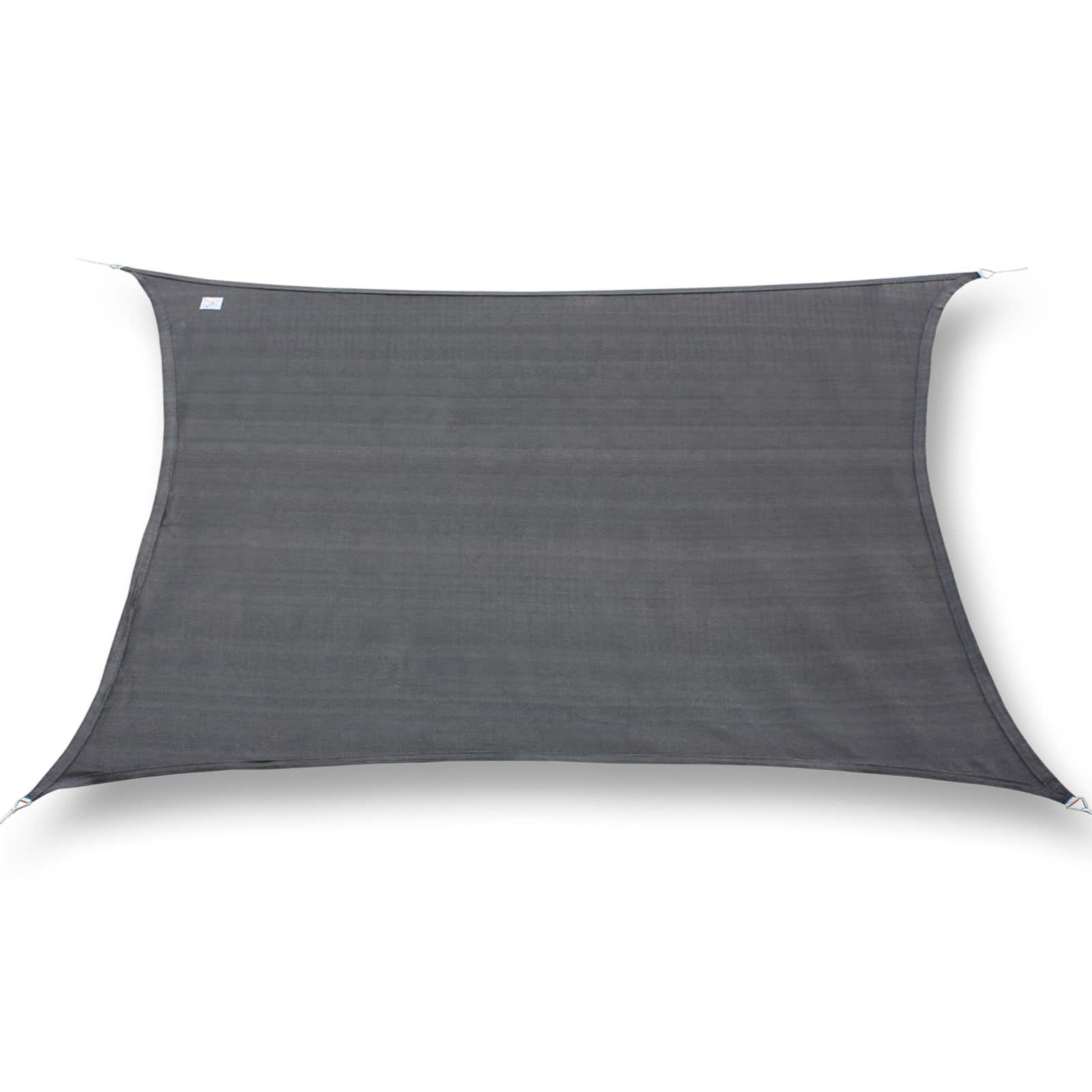hanSe® Schaduwdoek Rechthoek Waterafstotend 2,5x3 m Zonnedoek Grijs