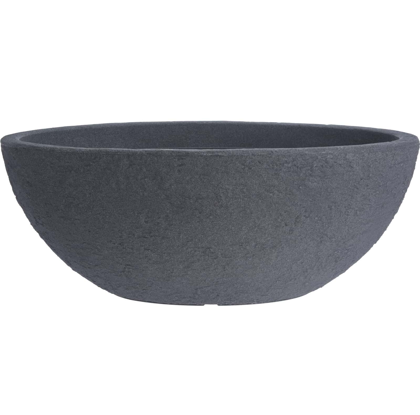 4gardenz® Stone Plantenbak Ovaal - 69x39x29 cm - Steengrijs