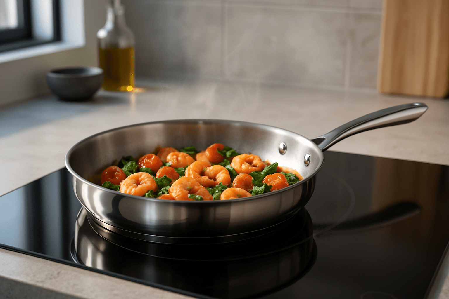 4cookz 2 stuks PFAS Vrij Dubbelwandige RVS Koekenpannen 24 en 28 cm doorsnede - ook inductie 4cookz 2 stuks PFAS Vrij Dubbelwandige RVS Koekenpannen 24 en 28 cm doorsnede - ook inductie