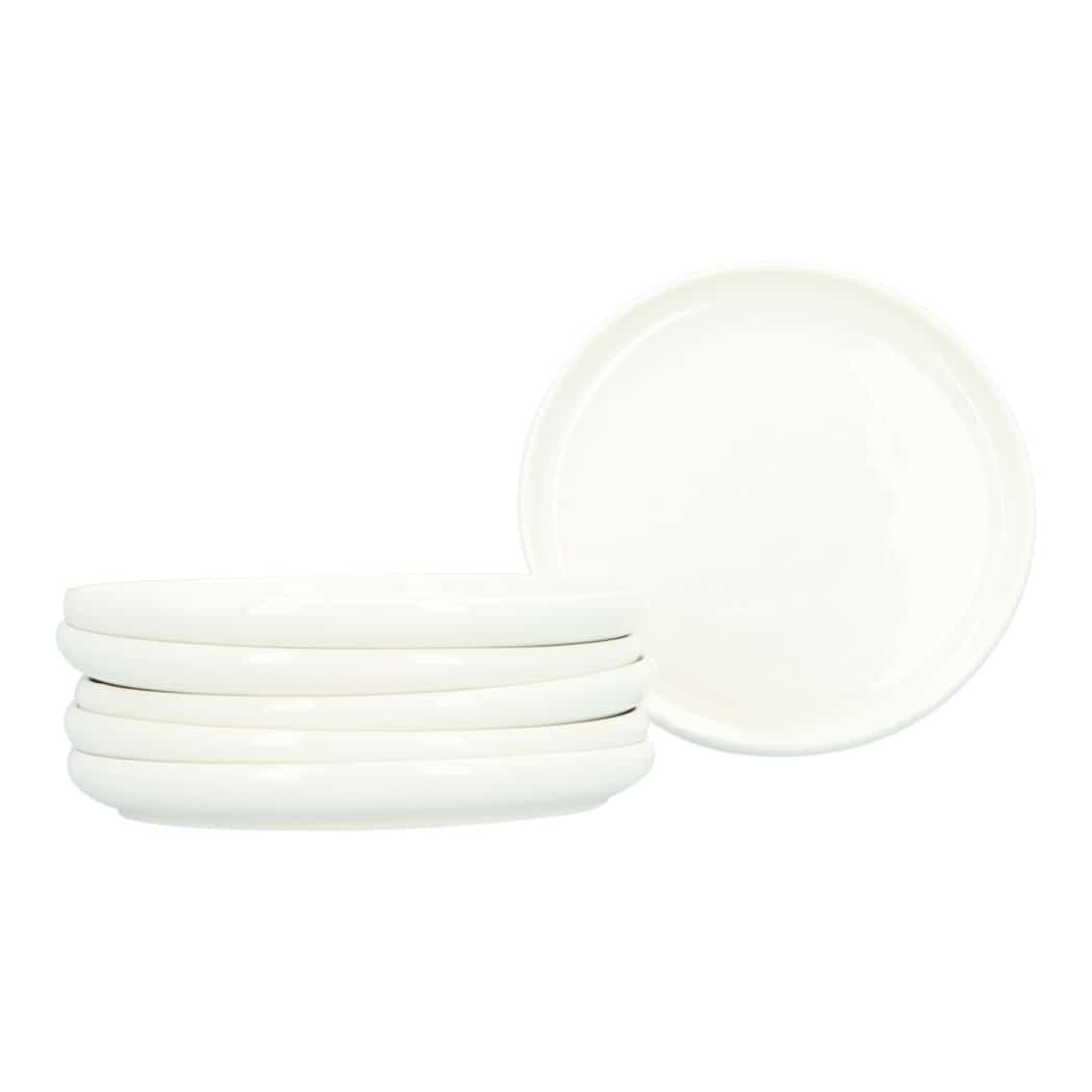 Serviesset Nora 18 delig - 6 persoons servies porselein - Wit