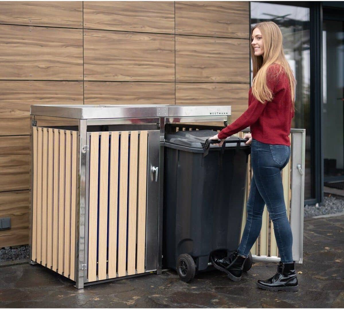 Westmann Containerombouw WMHHWTC-51 - met Bloembak - 84 x 134 x 125 cm