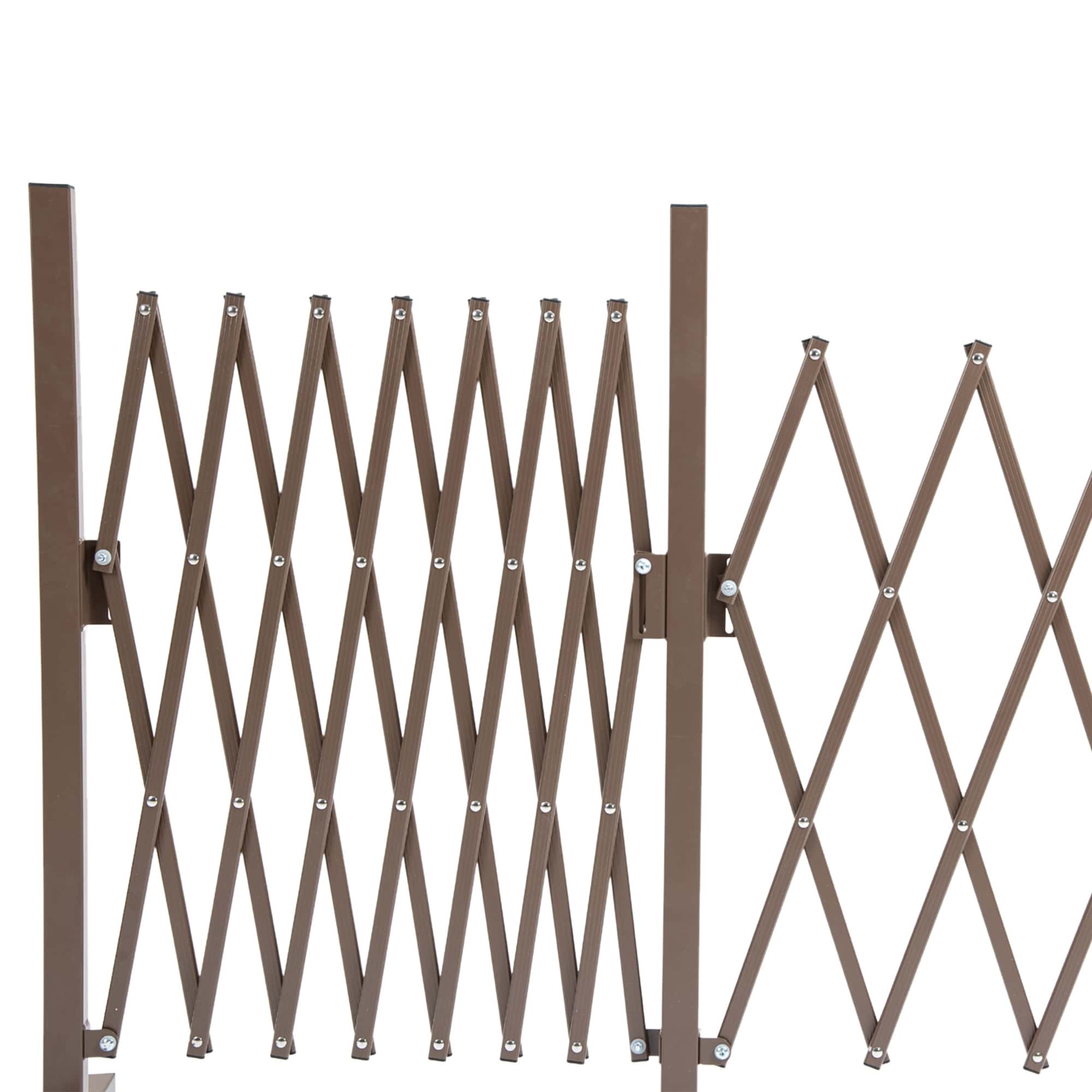 4goodz flexibel Hekwerk Uitrekbaar van 52 - 405 cm - aluminium