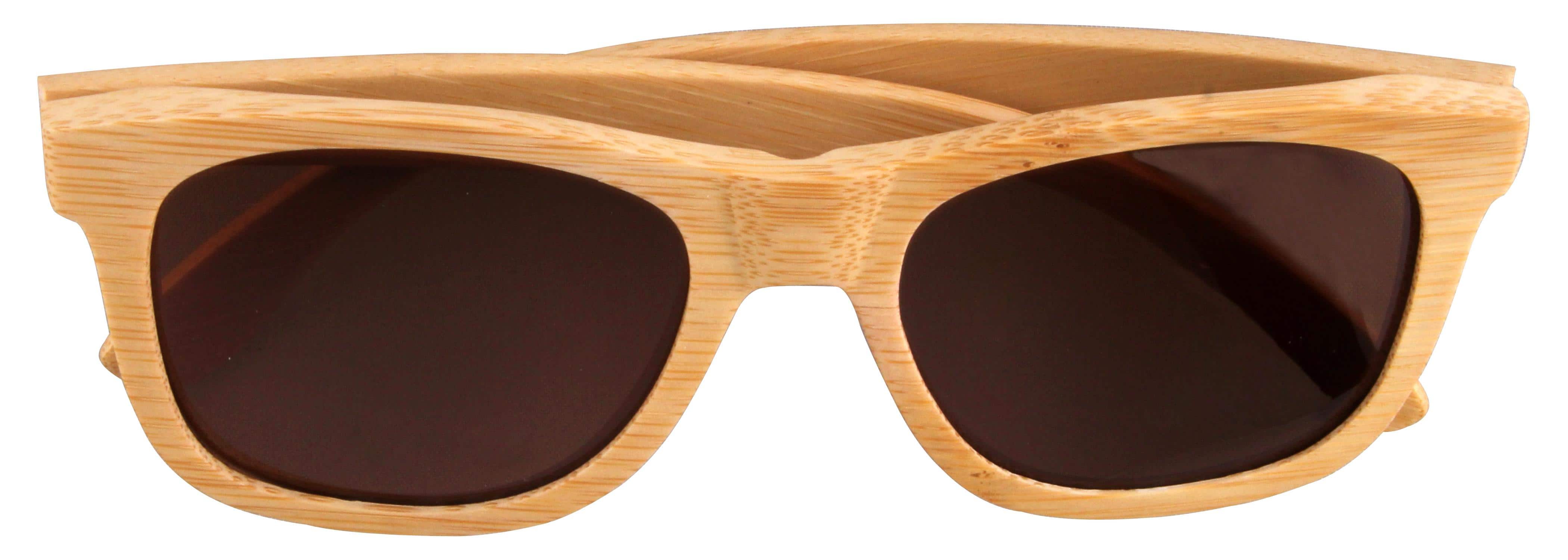 5one® Bamboo Brown - Houten Zonnebril met Bruine gepolariseerde lens