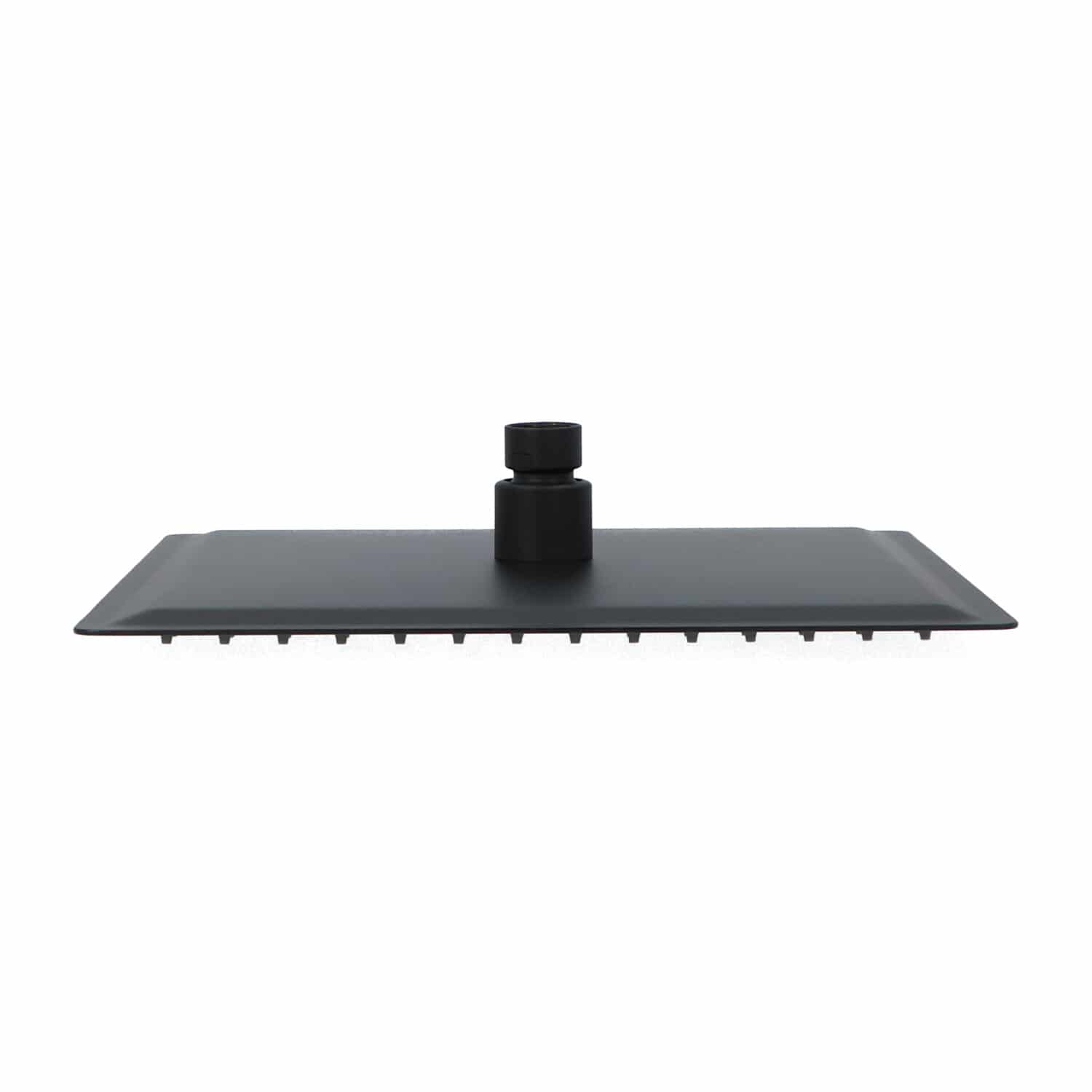4bathroomz Universele Platte RVS Hoofddouche Zwart Vierkant 25 cm