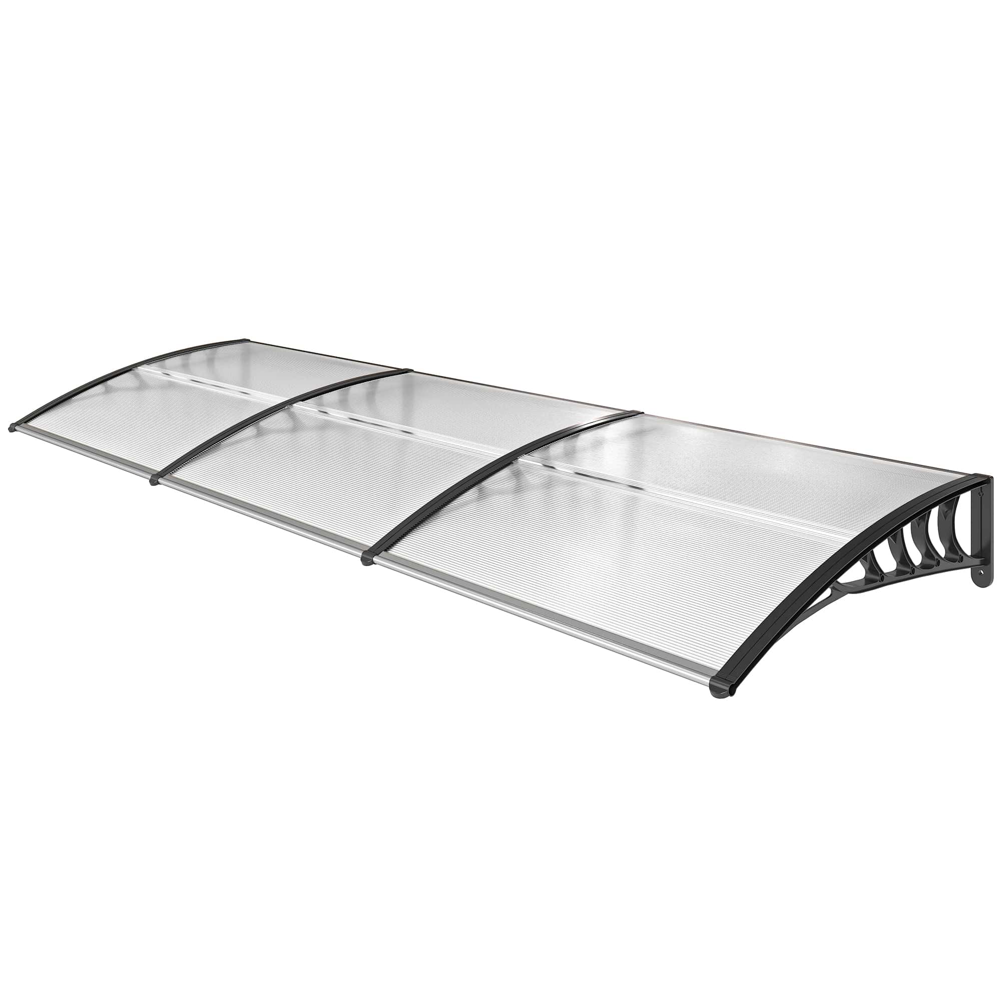 4goodz Deurluifel Afdak 90x295 cm - polycarbonaat - Transparant