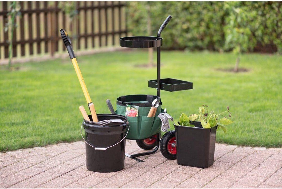 Westmann Tuinwagen Verrijdbaar WR01000 - Tuinhulp met Wielen