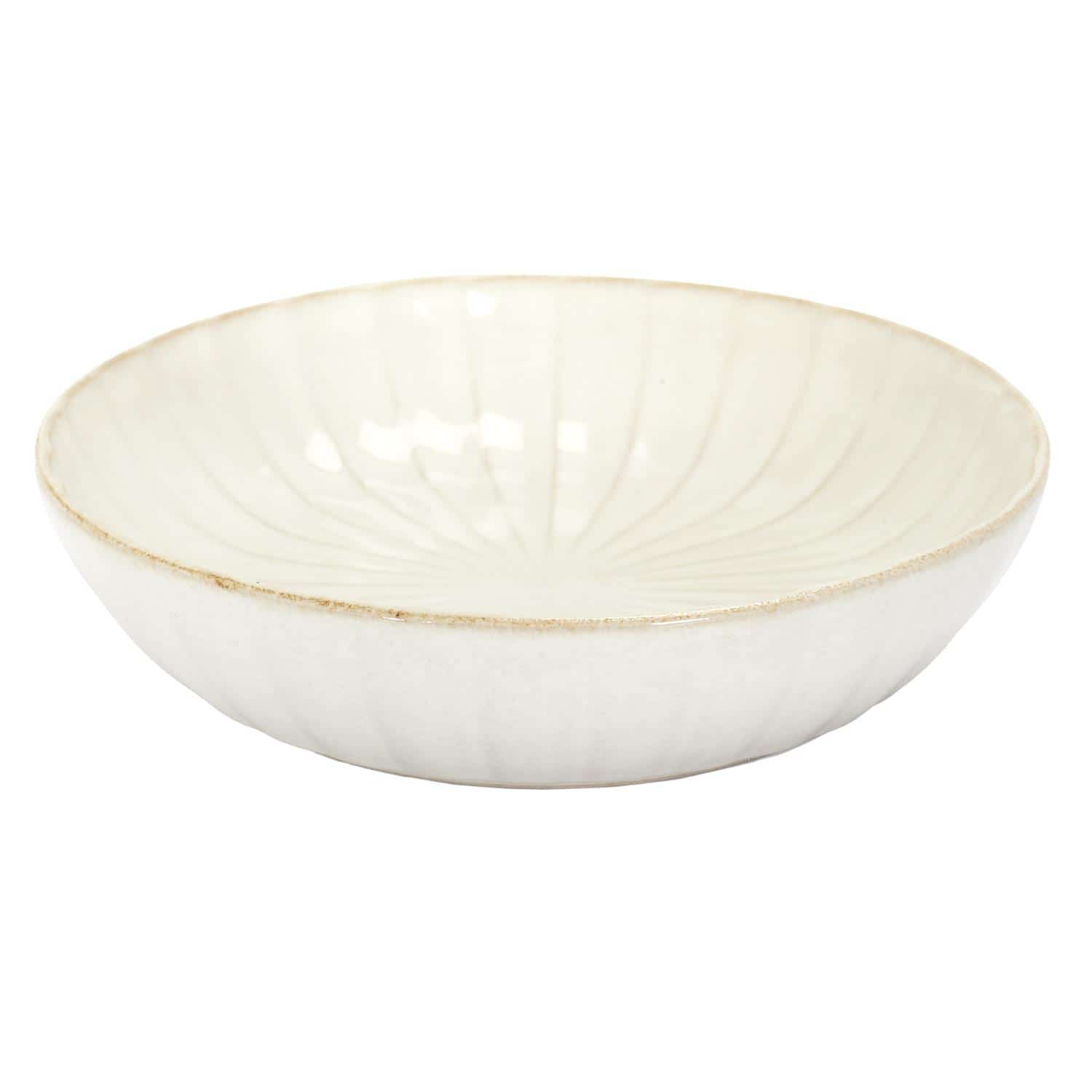 Servies 6 persoons 18-delig Vlora Stoneware Aardwerk - Creme