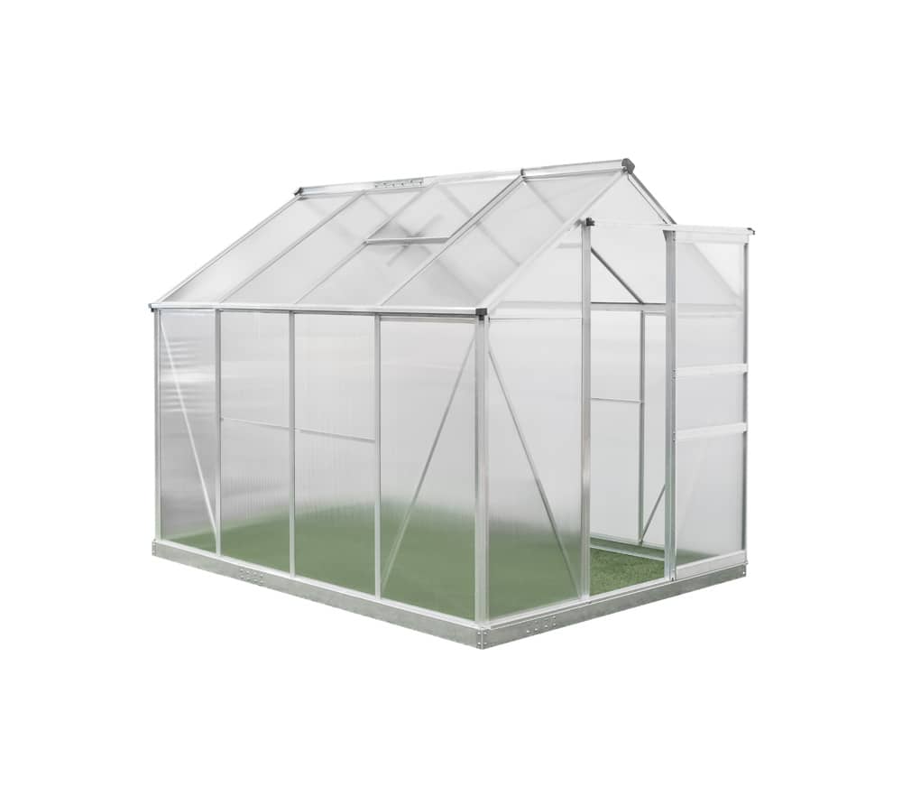 Westmann Aluminium kas Flora 68 - Zilver - 252x192x201cm