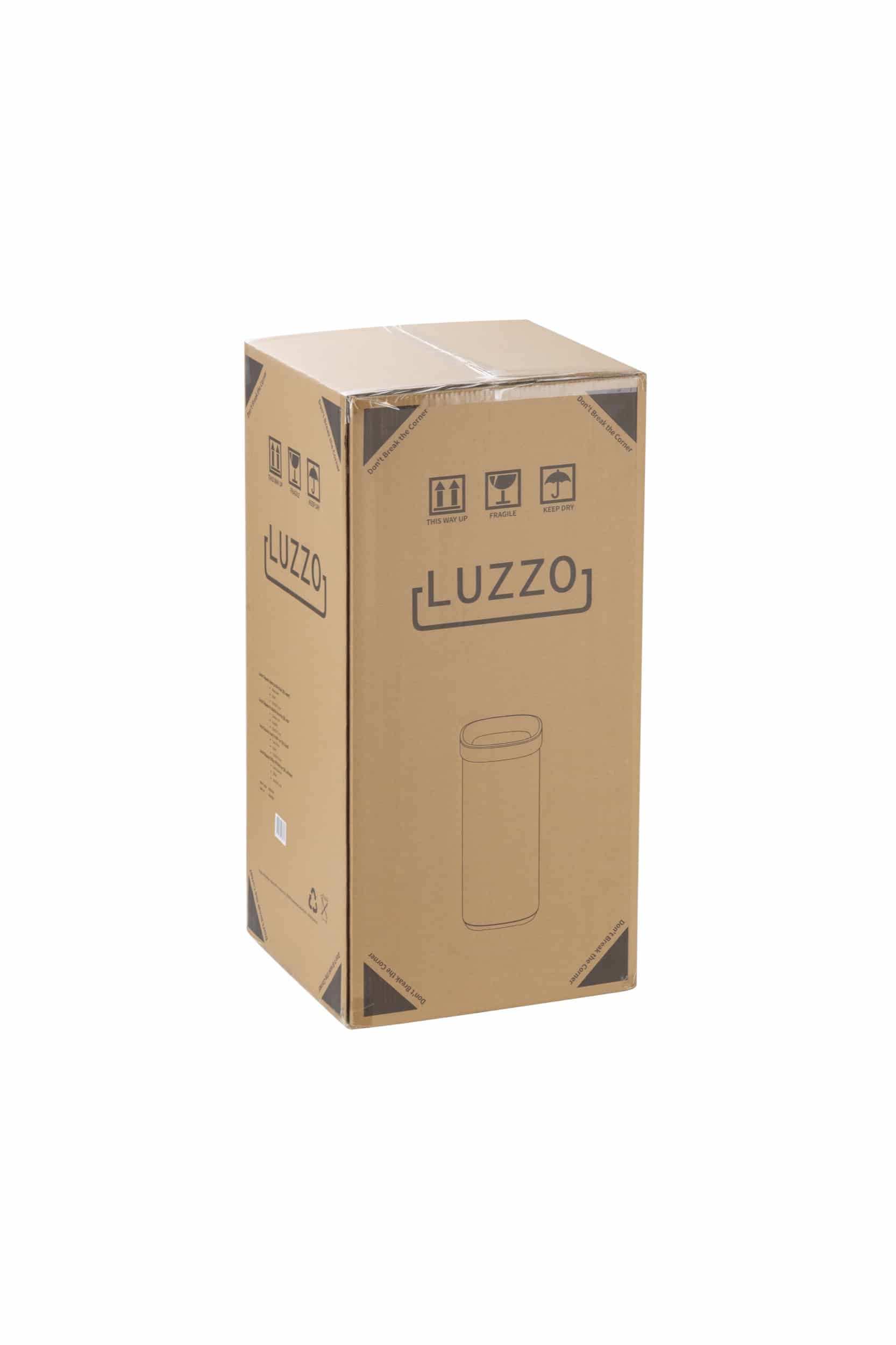 Luzzo® Open Square Prullenbak 50 liter - afvalbak-vuilnisbak -Zwart