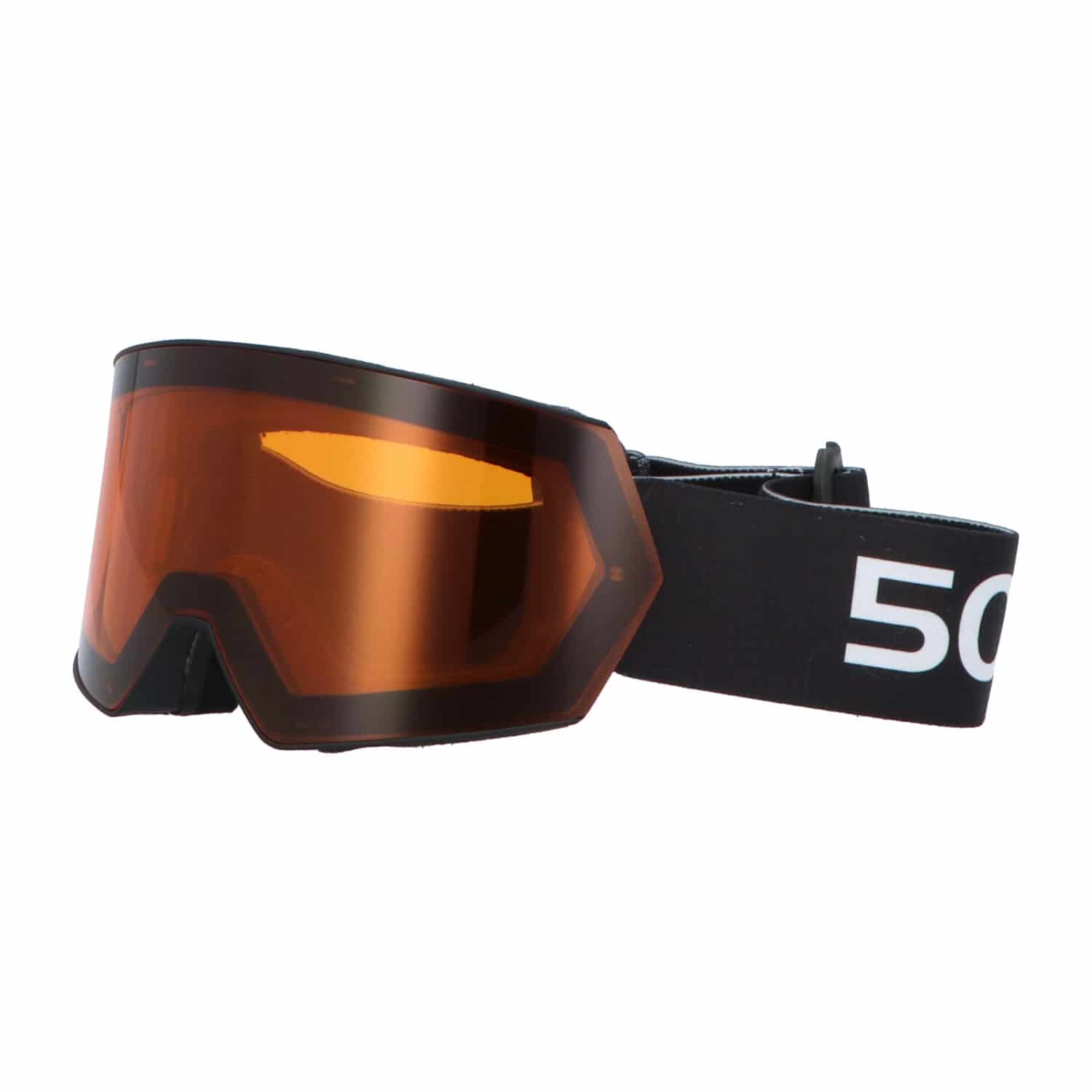 5one® Skibril Alpine 6 Orange - Skibril voor Tieners voor bewolkt weer
