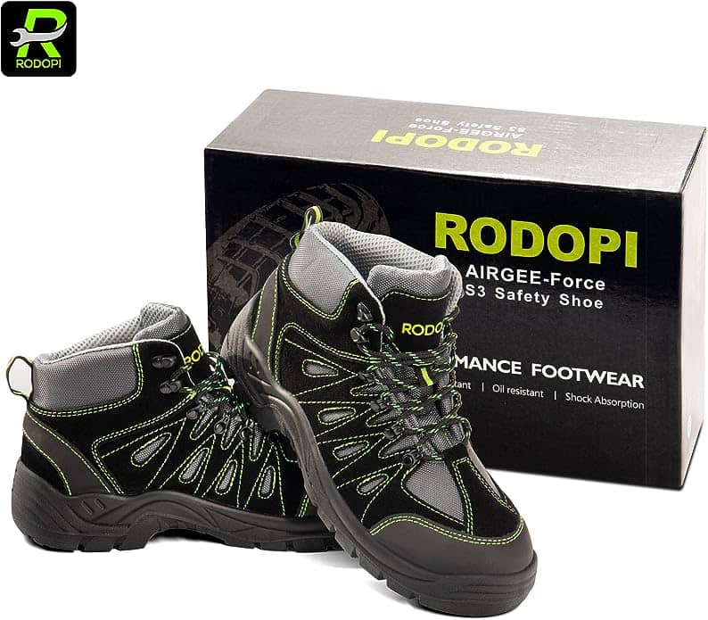 Rodopi® AIRGEE Force S3 Veiligheidsschoenen - Werkschoenen Maat 45