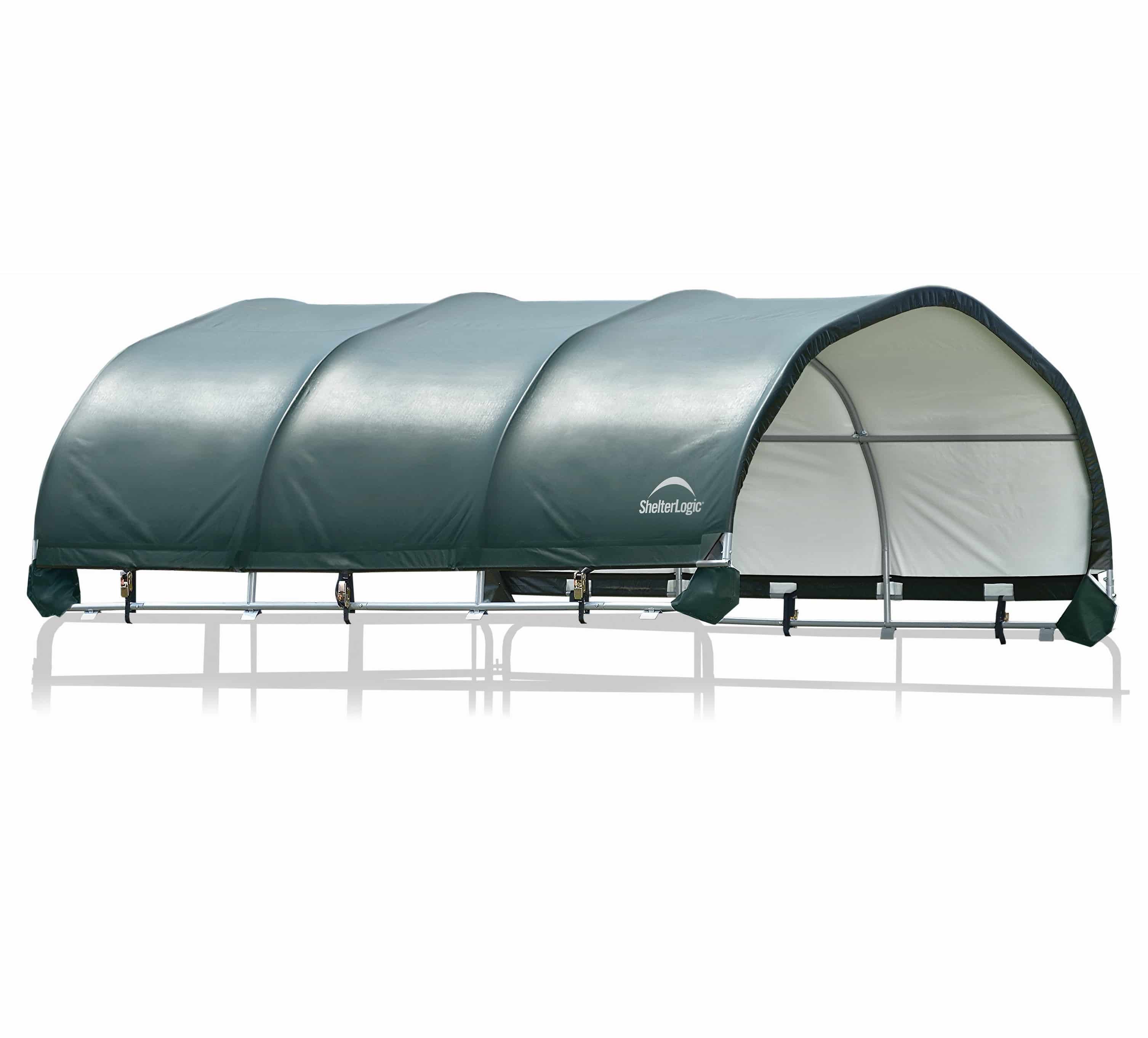 ShelterLogic® weidetentoverkapping Zonder stalen frame SL51523 | Groen | 370x370x160cm