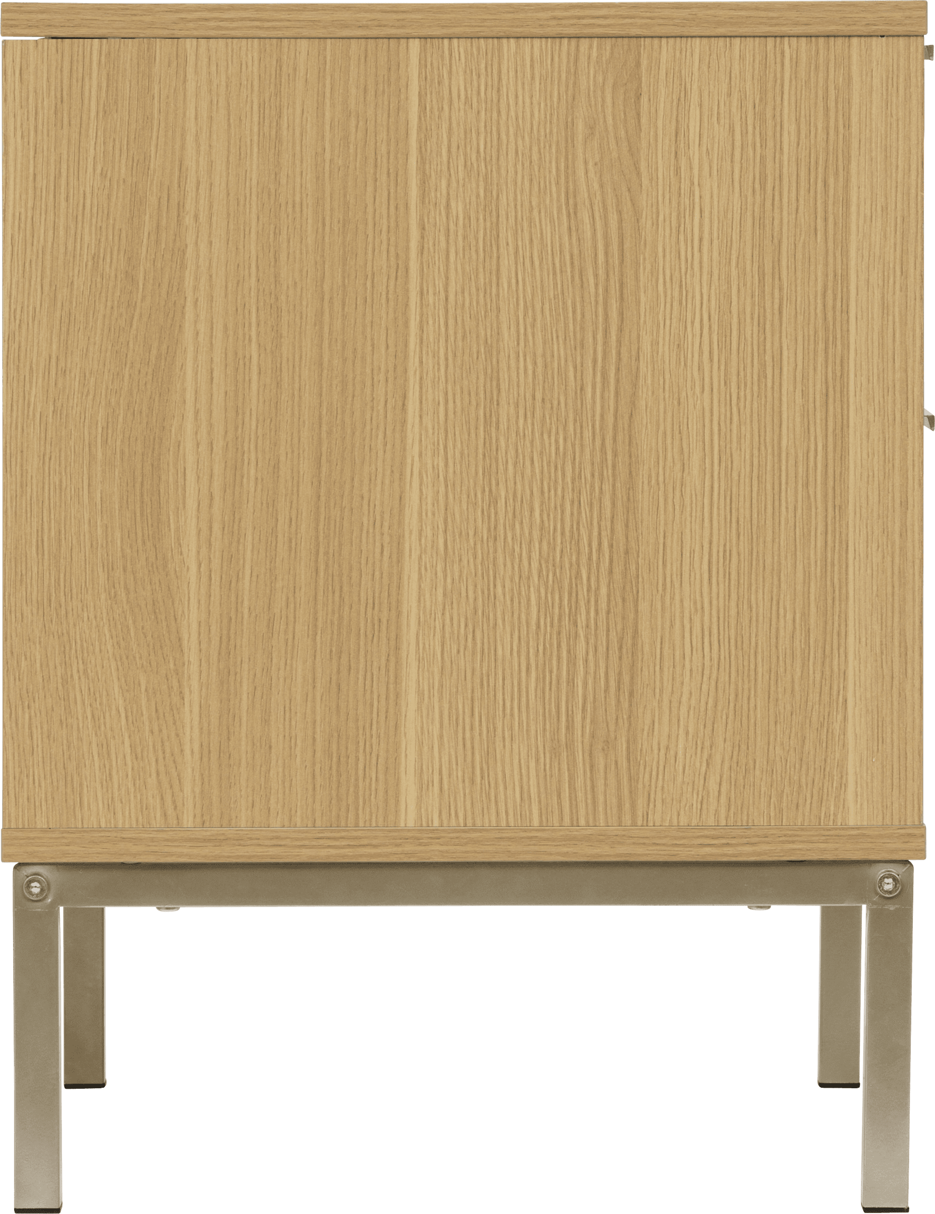 5Five® Nachtkastje Tasso met Paneelfront met 2 Lades - Bruin