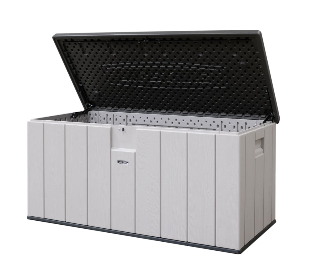 Lifetime Kunststof Kussenbox 570 ltr - Tuinkist 72x151x69cm - Bruin
