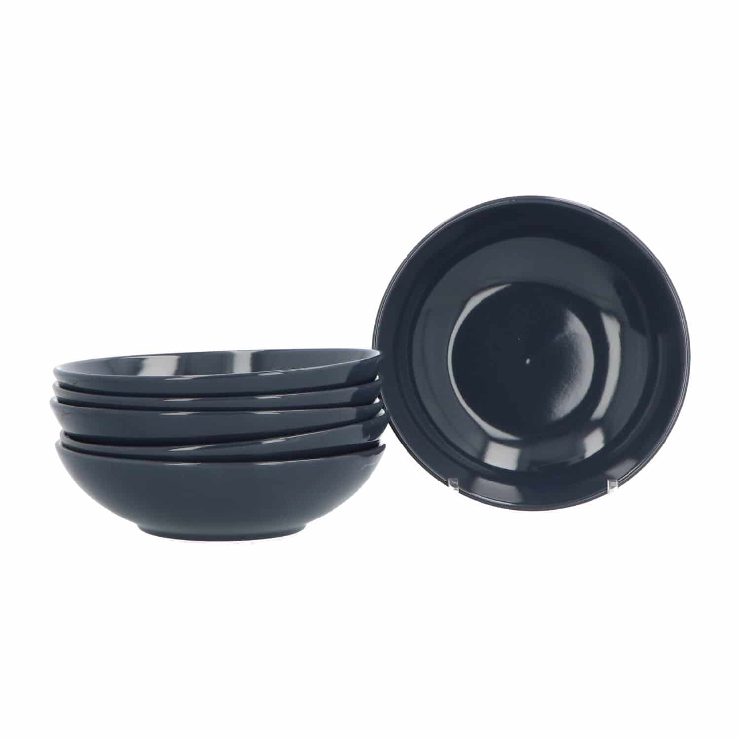 Porseleinen Serviesset 6 Persoons 18 delig - Geglazuurd - Petrol Blauw Porseleinen Serviesset 6 Persoons 18 delig - Geglazuurd - Petrol Blauw