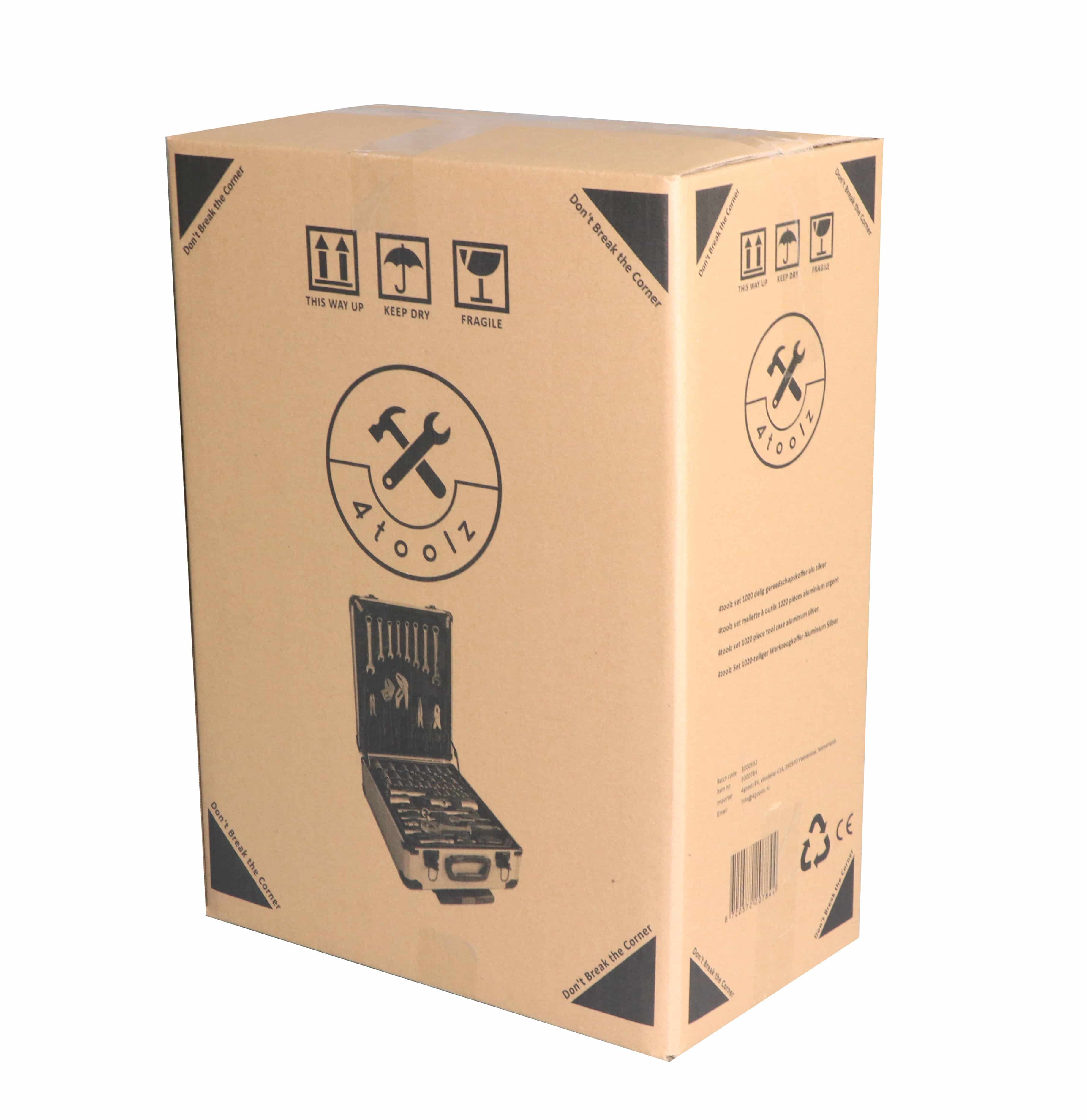 4toolz® Gereedschapskoffer 1020 delig met Gereedschap XXL