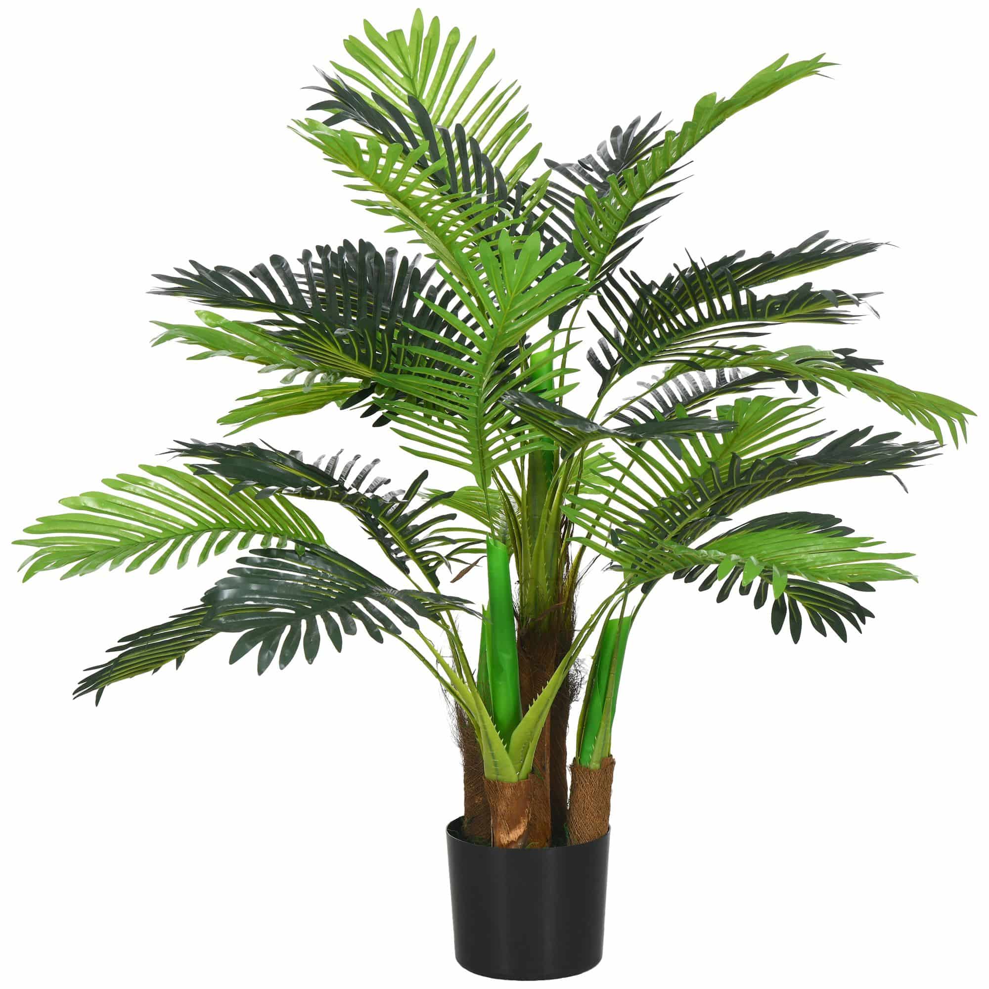 4goodz Kunstplant Plant Kunstpalm, 100 cm met 27 Takken