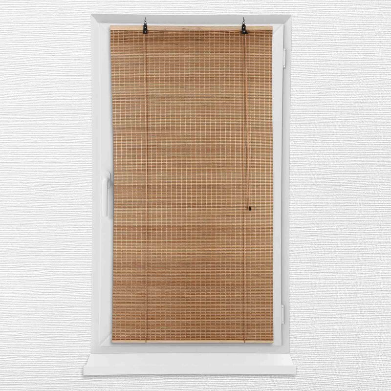 4goodz Bamboe Rolgordijn 90x220 cm - Bruin