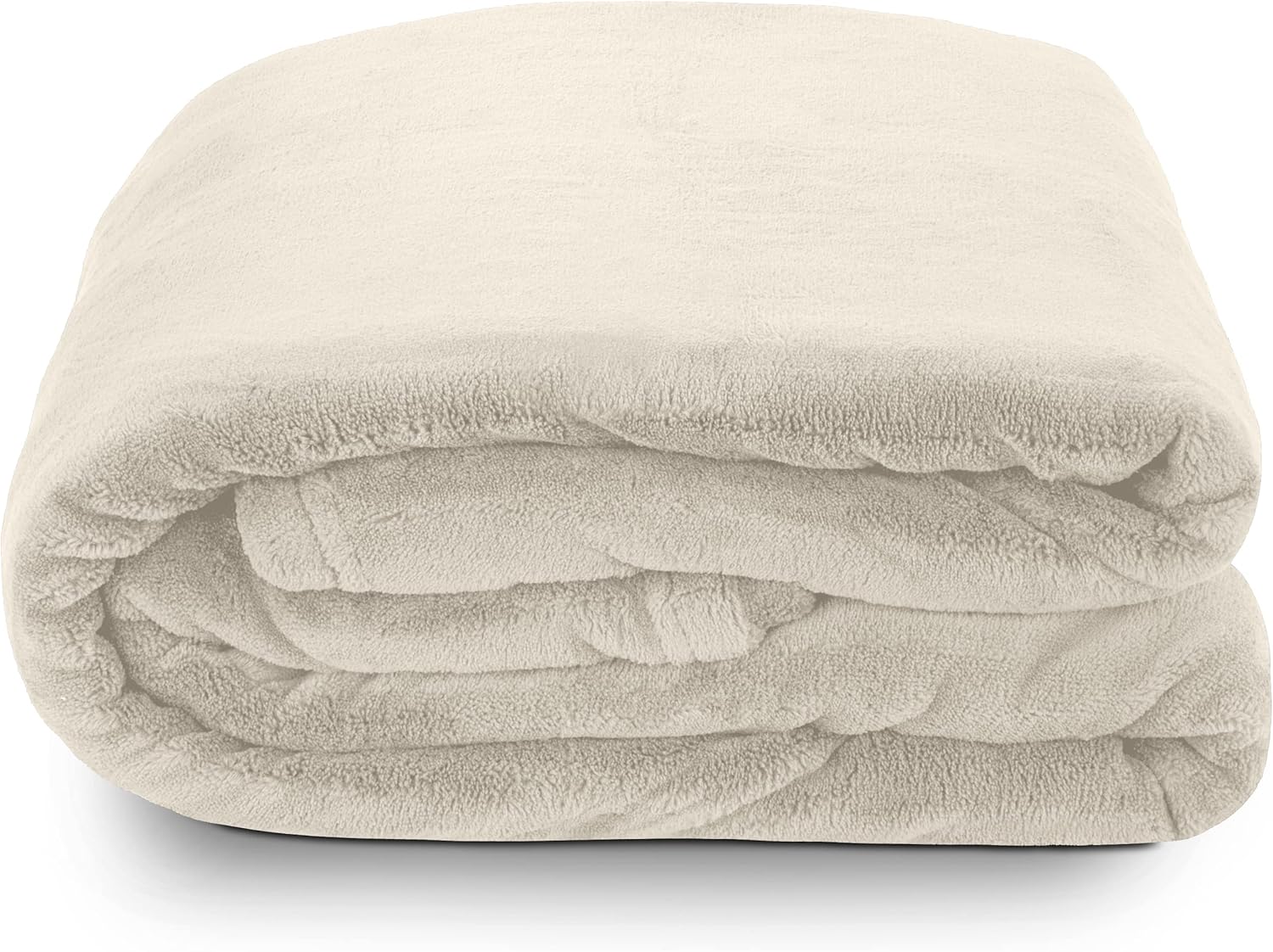 hanSe® Zachte Grote Fleece Plaid 280 grams - 150x200 cm - Creme