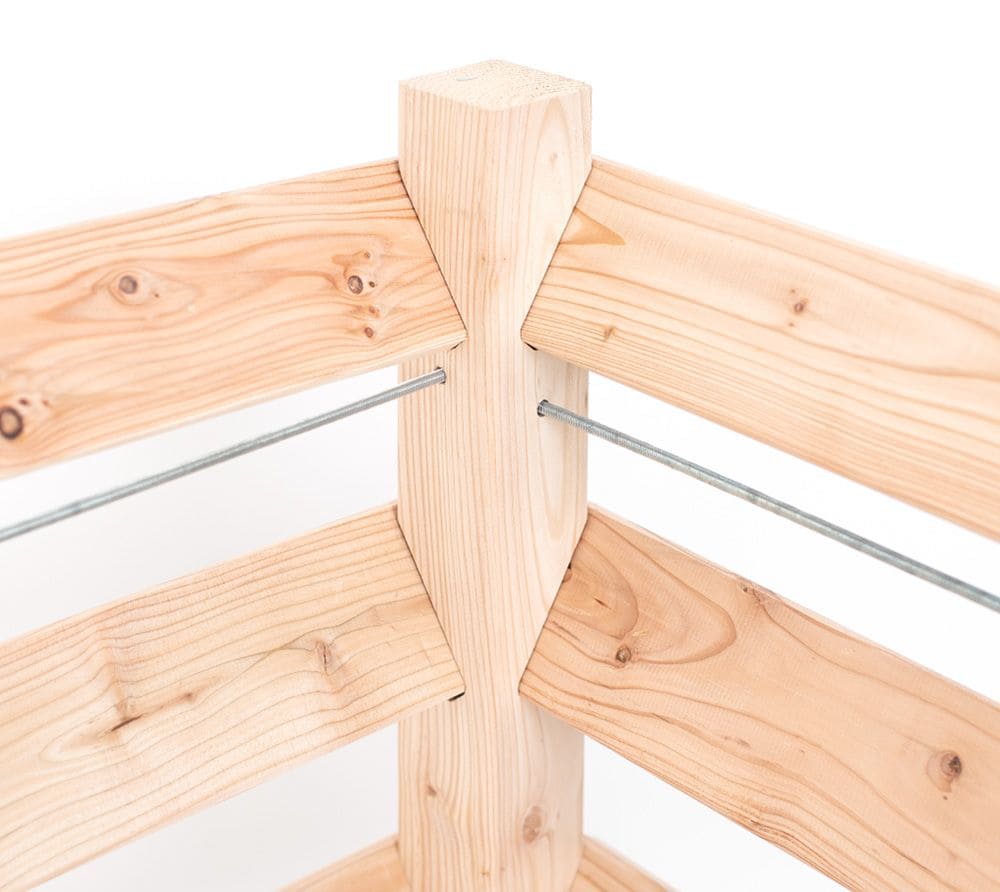 Westmann Compostbak hout Konni S - 85x85x80 cm Westmann Compostbak hout Konni S - 85x85x80 cm