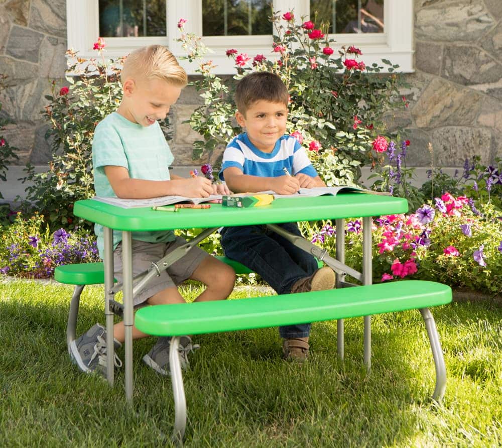 Kindertafel Lifetime Opvouwbaar - Picknickset - Groen