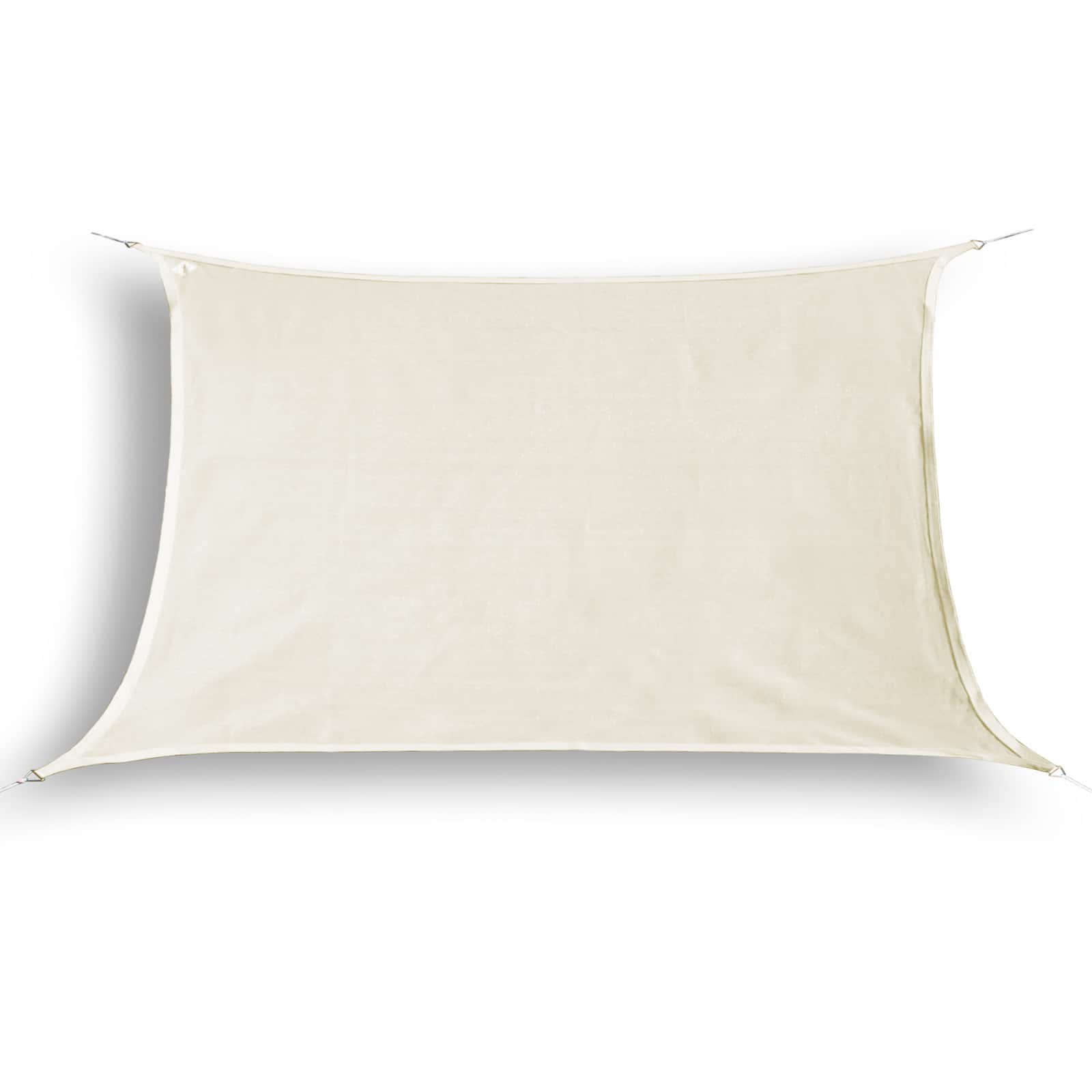 hanSe® Schaduwdoek Rechthoek Waterdoorlatend 5x7 m - zonnedoek - Creme