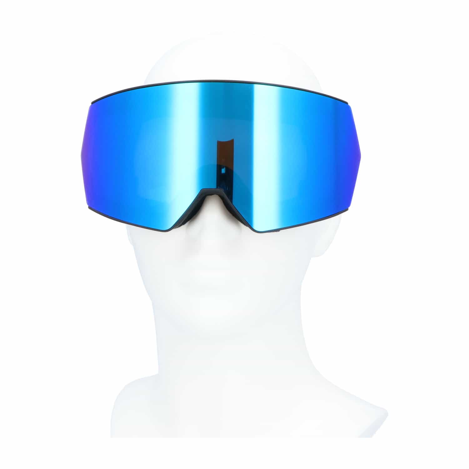 5one® Alpine 6 Blue Black Medium Skibril met zwart montuur met 2 lenzen