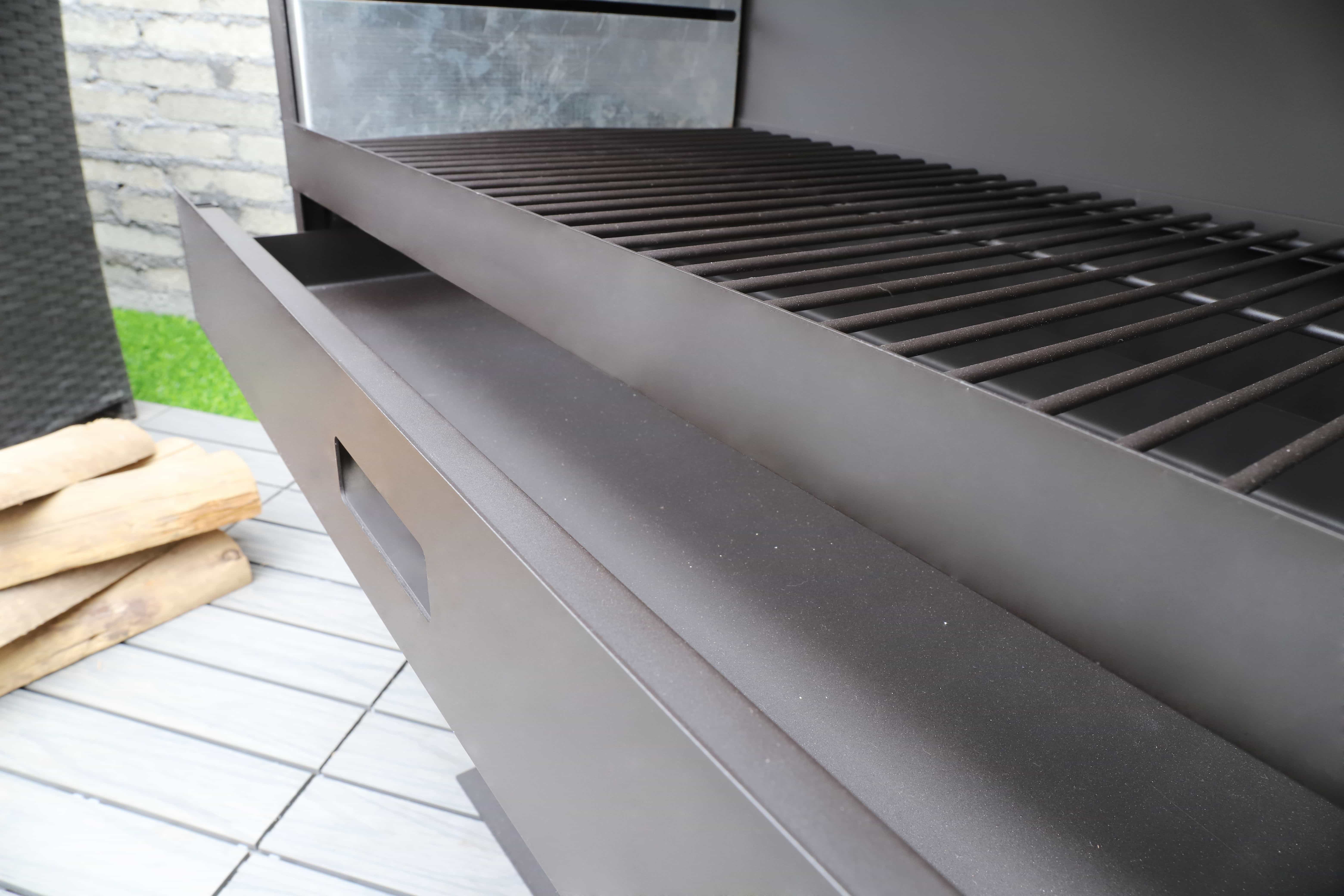 Westmann Barbecue en Open Haard Staal vuurkorf 50x90x160 cm WMLG868-B