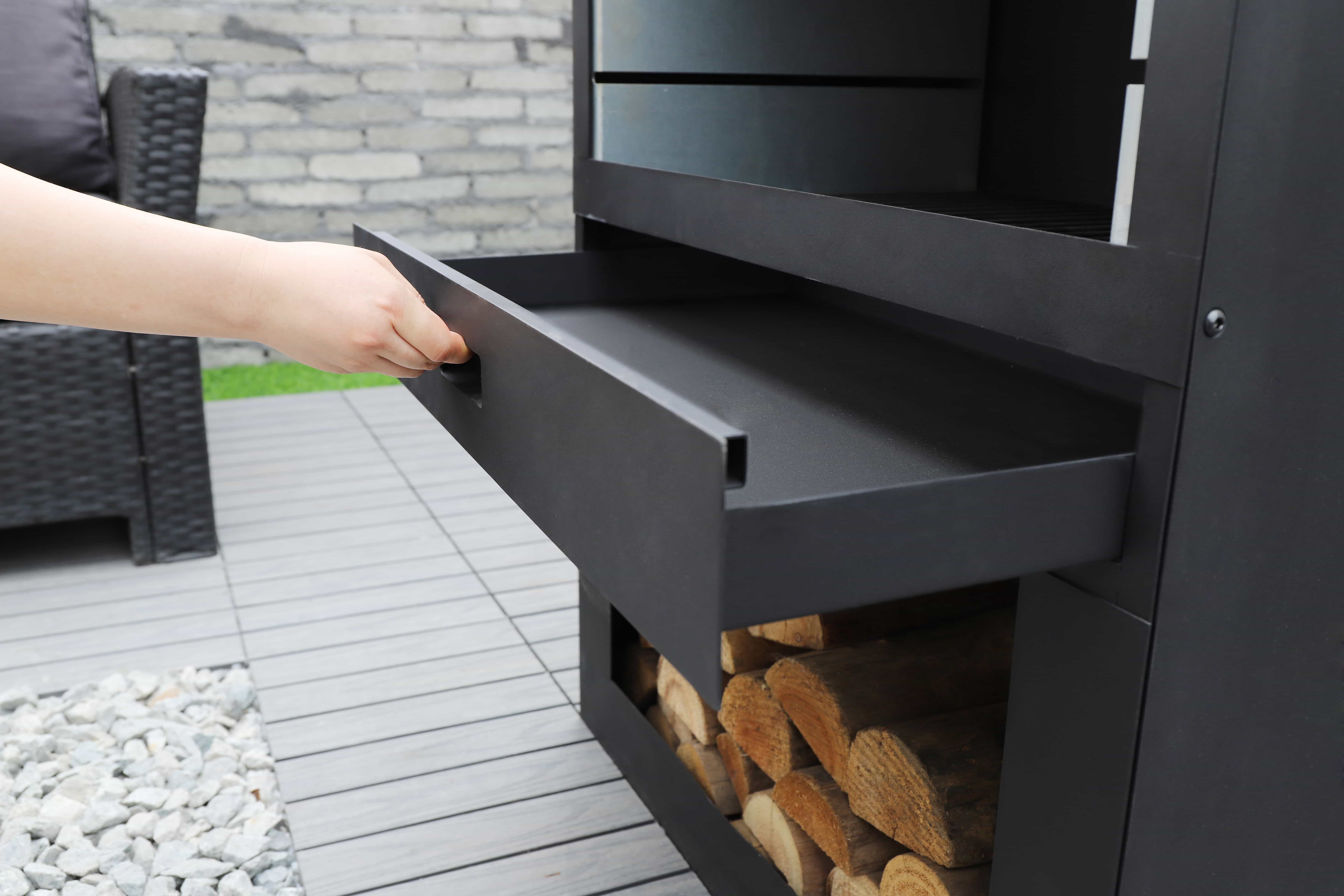 Westmann Barbecue en Open Haard Staal vuurkorf 41x70x229cm WMLG610-B