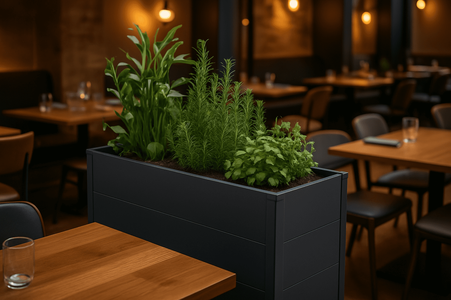 4gardenz® Plantenbak Rechthoek Metaal voor Buiten met Verhoogde Bodem - 100x50x60 cm - Antraciet