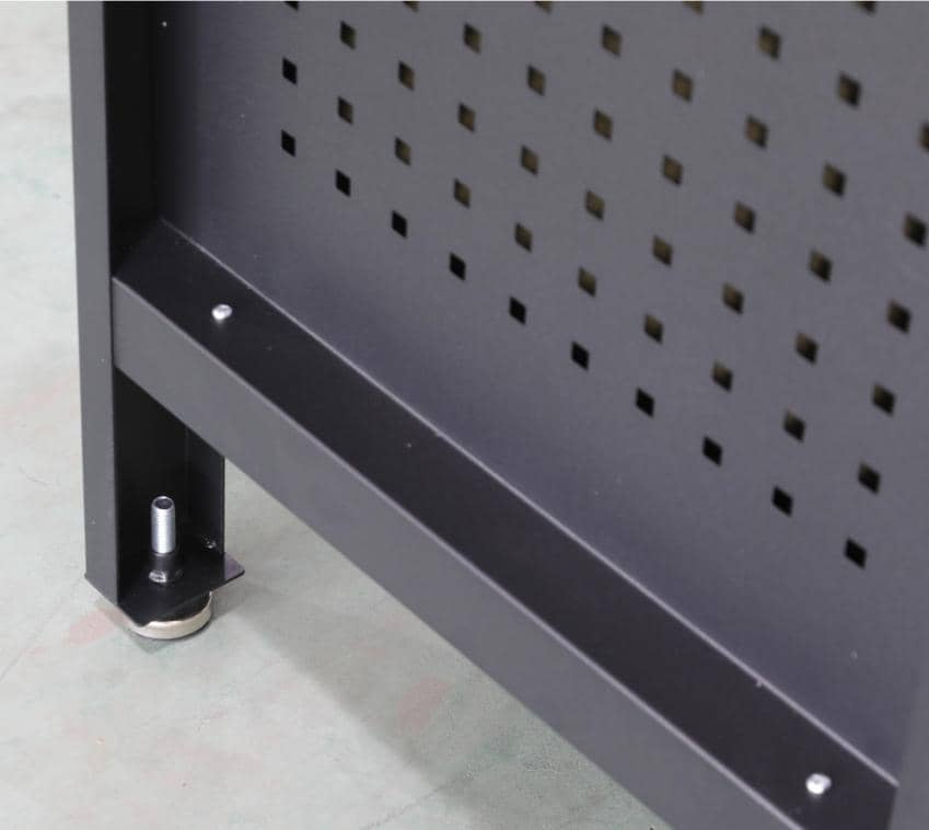 Feistos Werkbank Heros 3 - incl. geperforeerde wand - Antraciet/zwart - 60x169x87cm