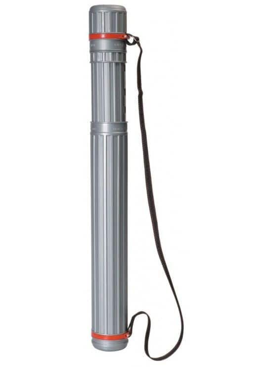 Mont Marte® Tekenkoker Verstelbaar 63-100 cm Telescopische Poster Koker - Grijs