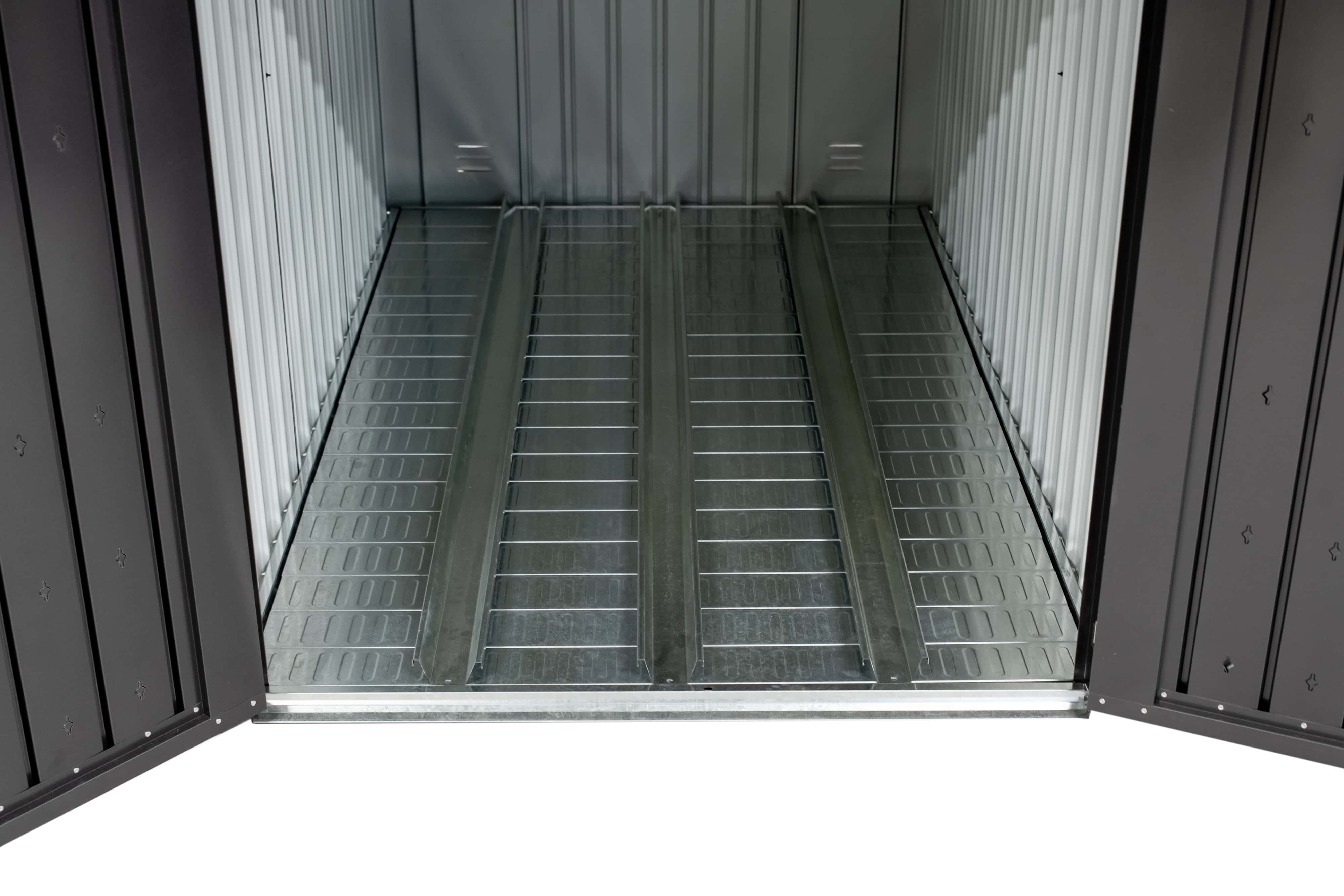 Westmann Velos 1 - Fietsenberging met Vloerplaten 222x131x151 cm - Antraciet