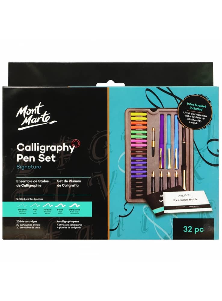 Mont Marte® Signature 33 delige Kalligrafie set - Kalligrafiepennen