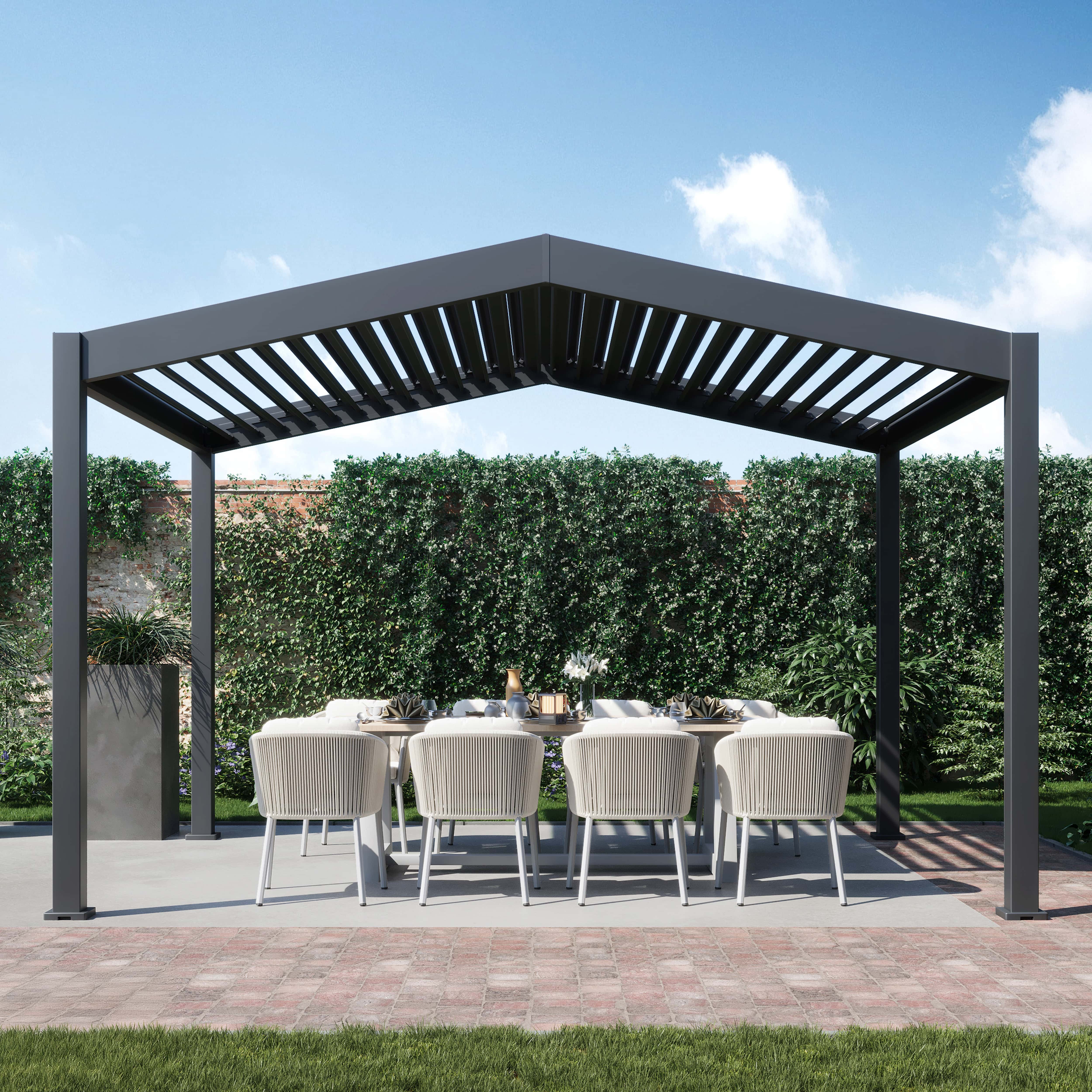 Paragon Outdoor Aluminium Pergola Lamellendak - 3x4 meter