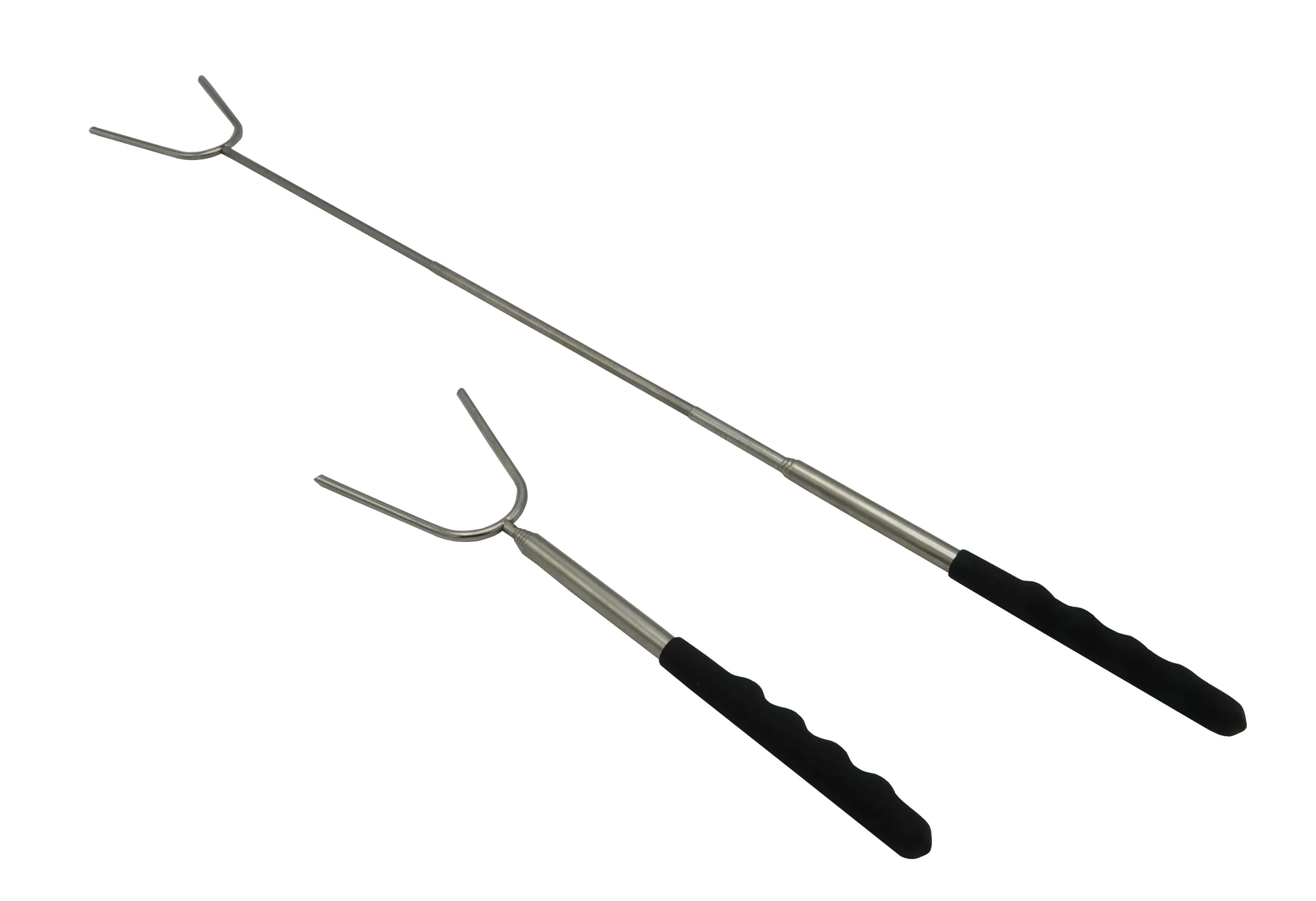 4cookz® 2 stuks Telescopische Marshmallow Spiezen Stokken 115 cm