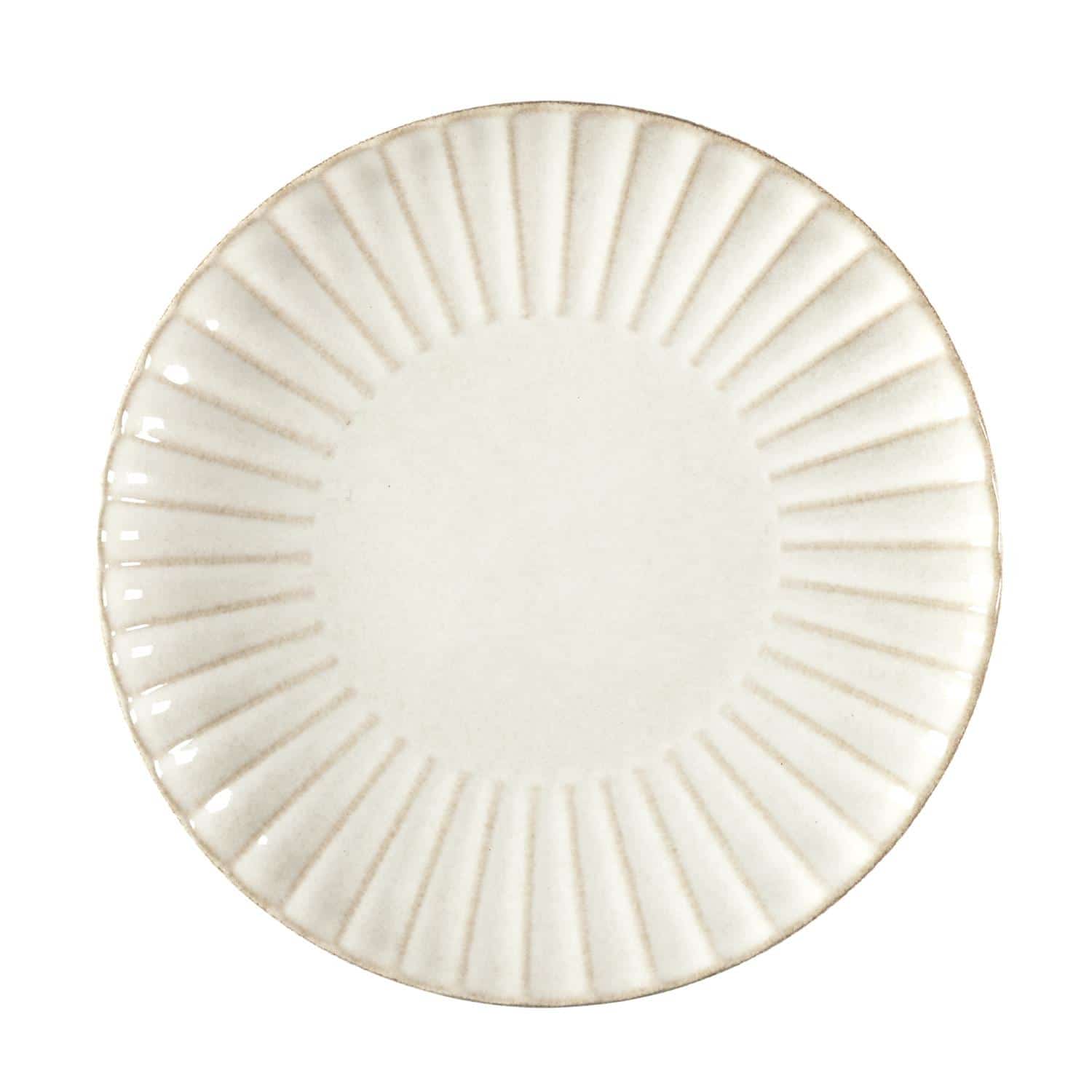 Servies 6 persoons 18-delig Vlora Stoneware Aardwerk - Creme