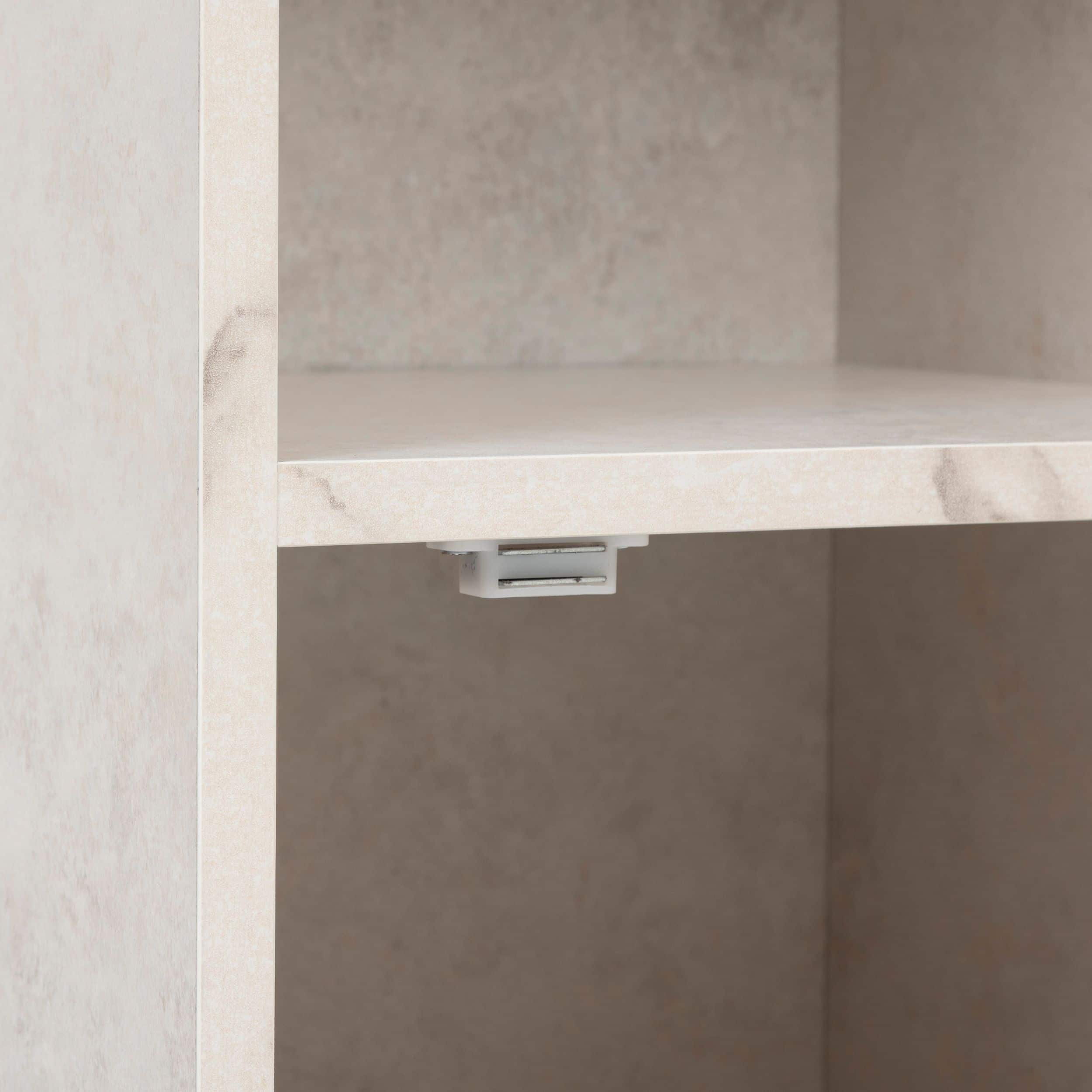 4bathroomz Badkamerset Lugano - Kolomkast en Wastafelonderkast - Marmer/Houtlook 4bathroomz Badkamerset Lugano - Kolomkast en Wastafelonderkast - Marmer/Houtlook