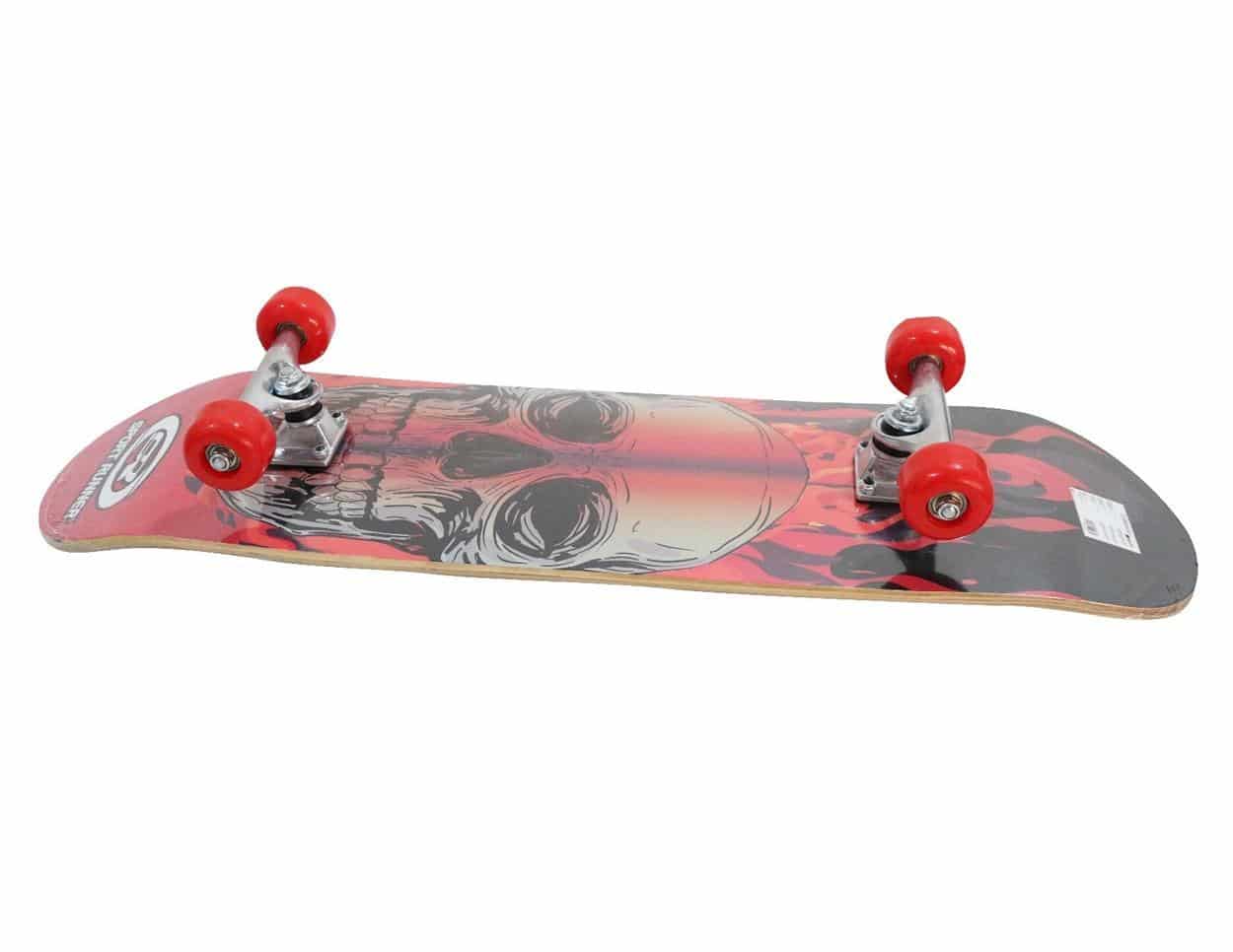 Laubr Skull skateboard jongens - 31 inch - Abec 5